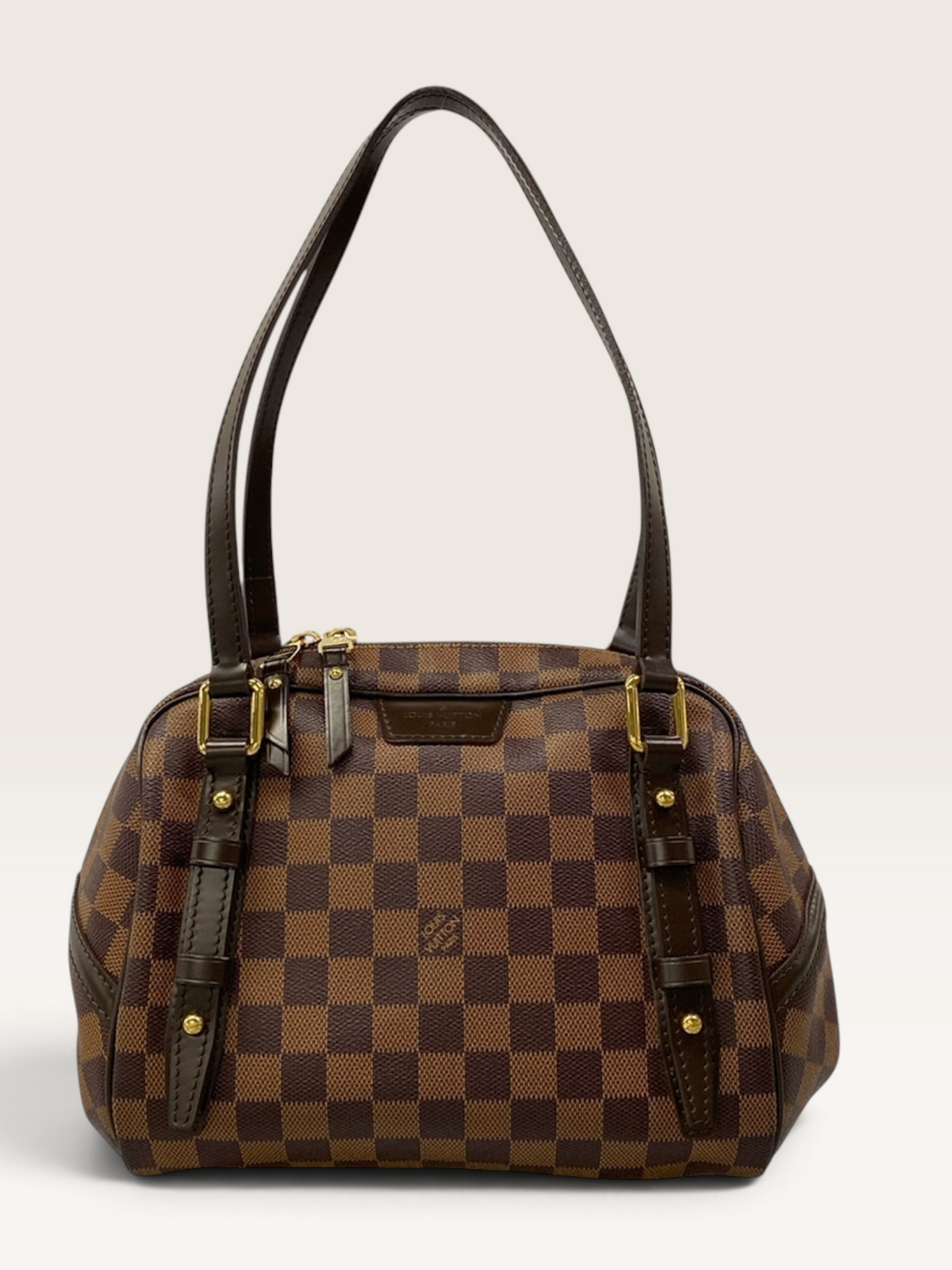 Louis Vuitton Rivington PM Damier Shoulder Bag Ebene Damier Canvas