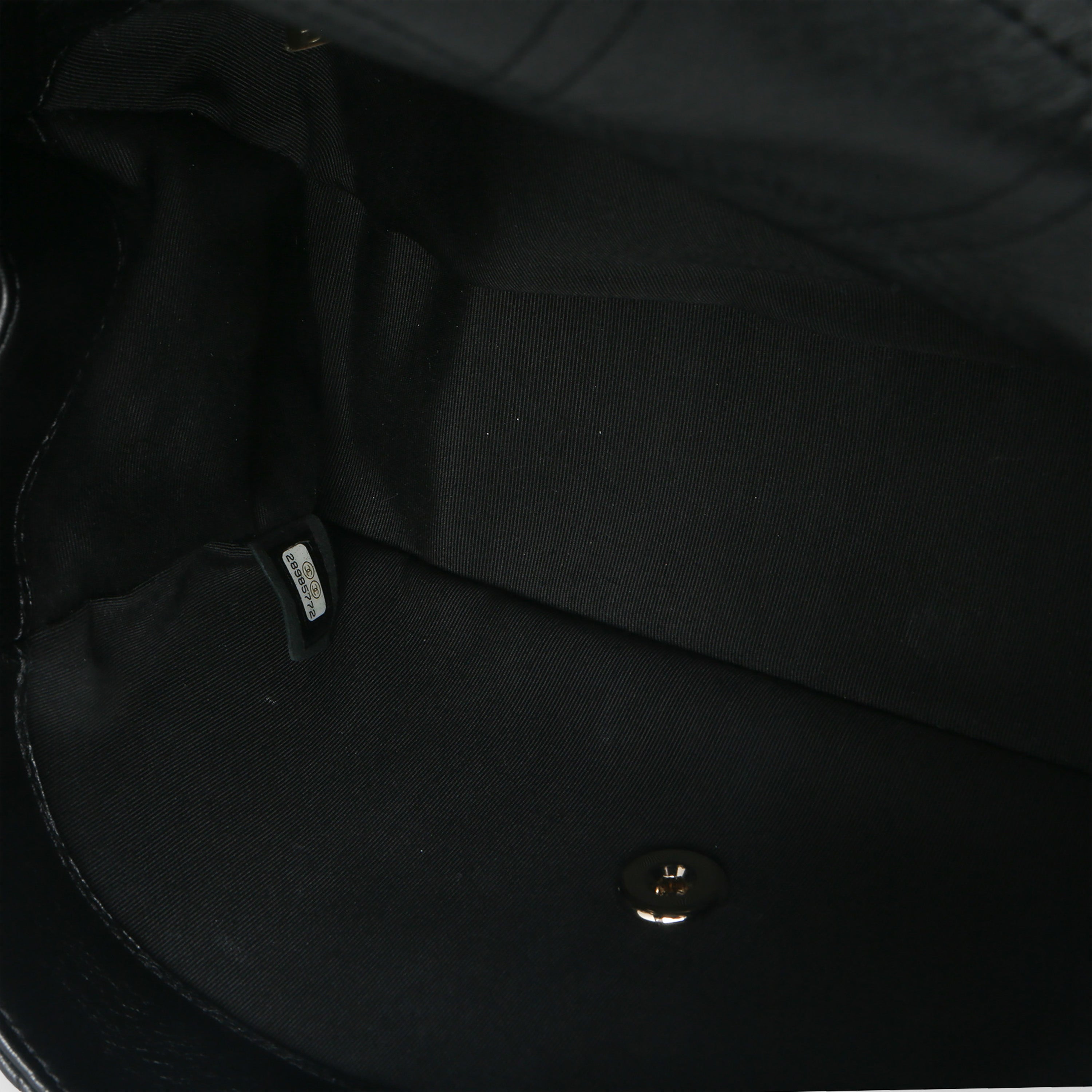 Chanel Black Pearl Studded Lambskin Medium CC Flap Bag Handbag ad1