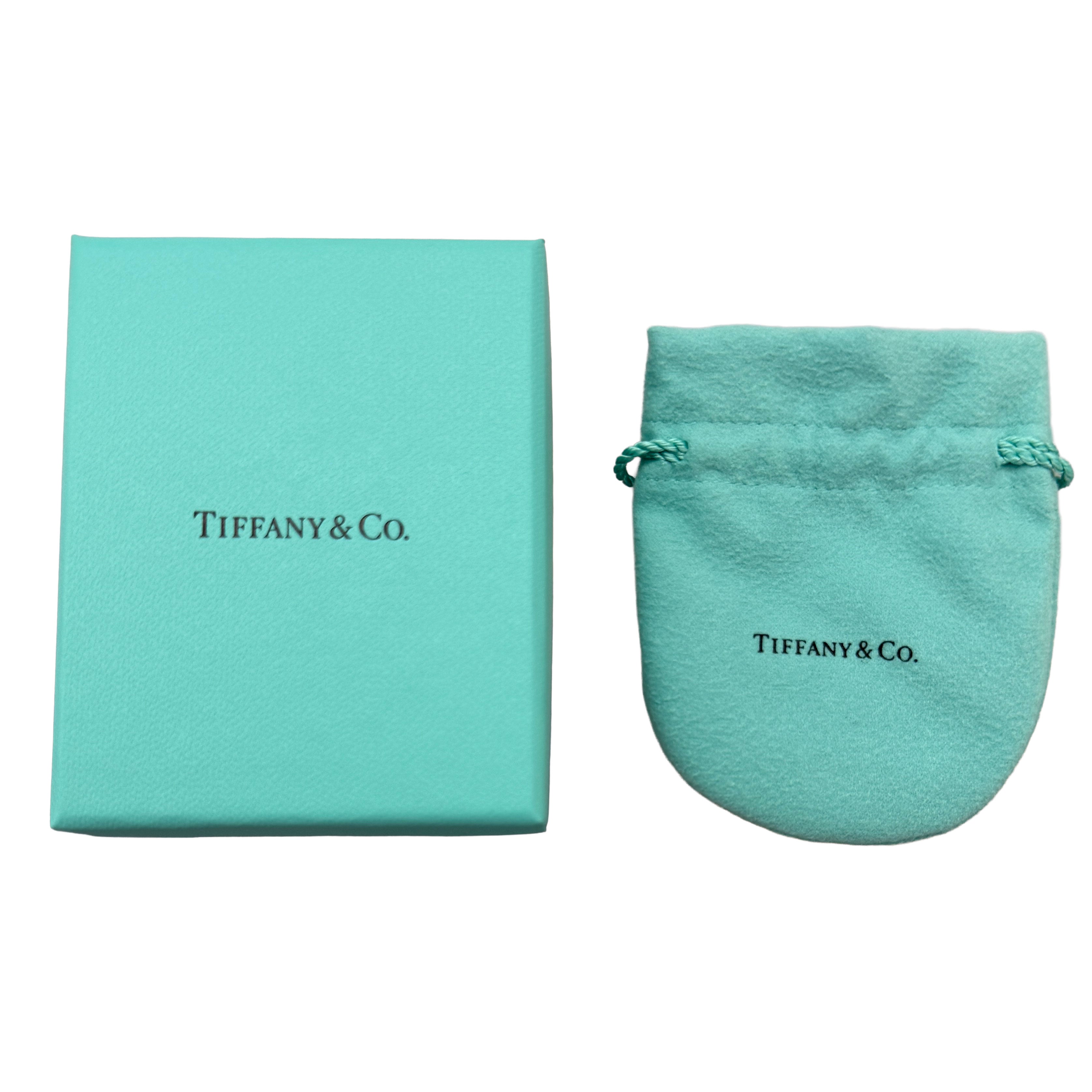 Tiffany & Co. Sterling Silver Elsa Peretti Open Heart Pendant box