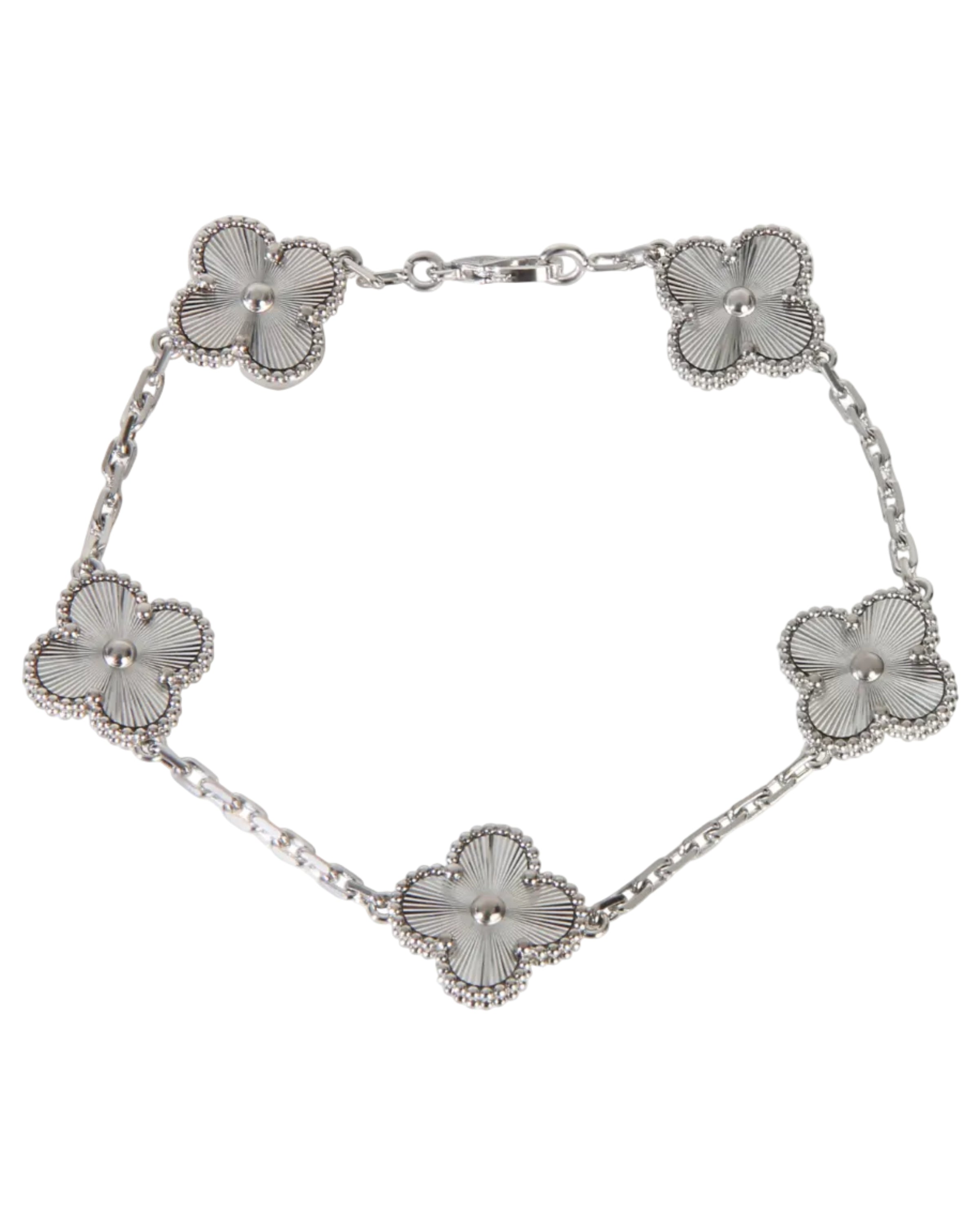Van Cleef & Arpels White Gold Vintage Alhambra Bracelet id