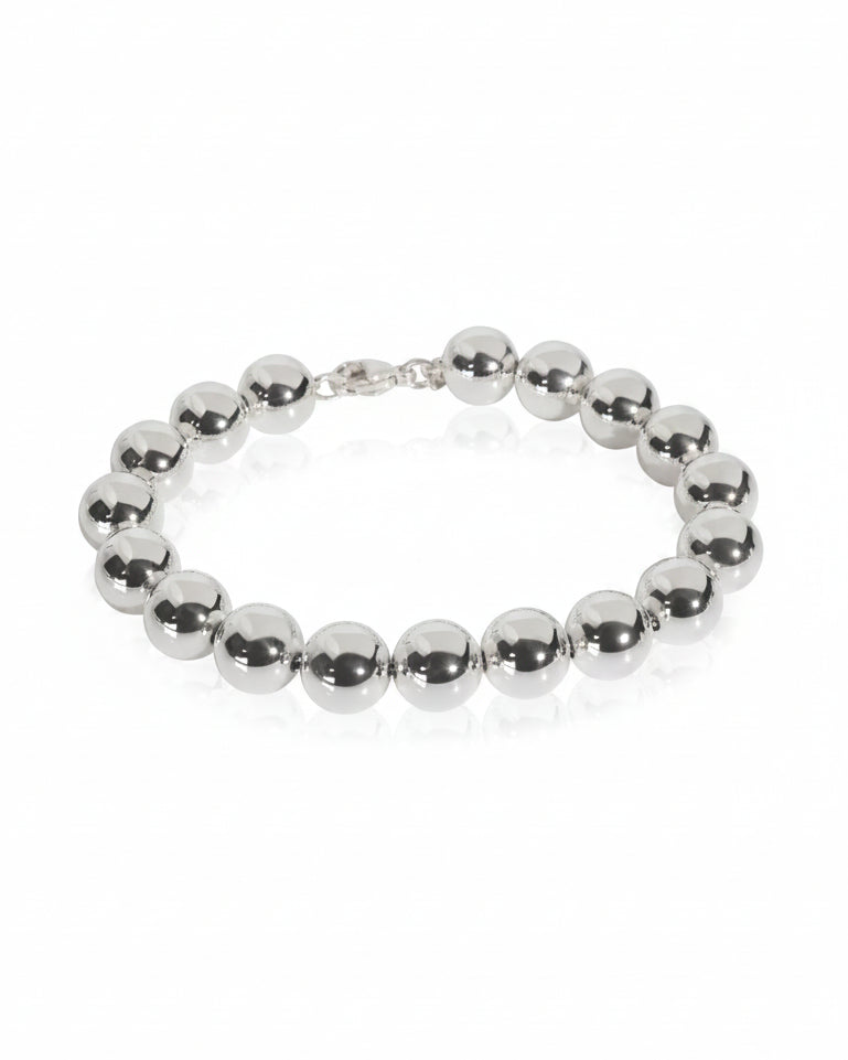 Tiffany & Co. Sterling Silver HardWear Ball Bracelet