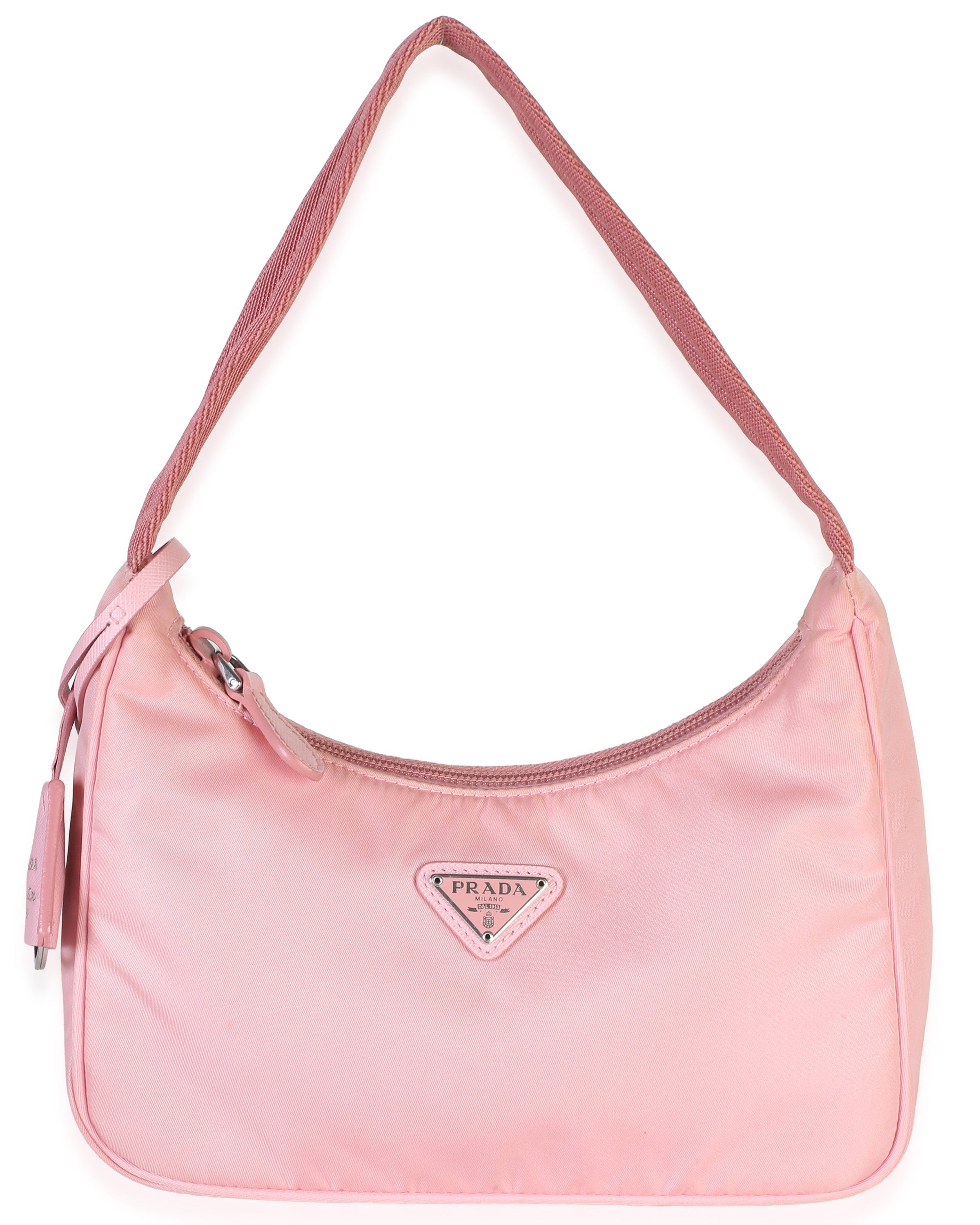 Prada Rosa Tessuto Nylon Mini Re Edition 2000 Handbag id