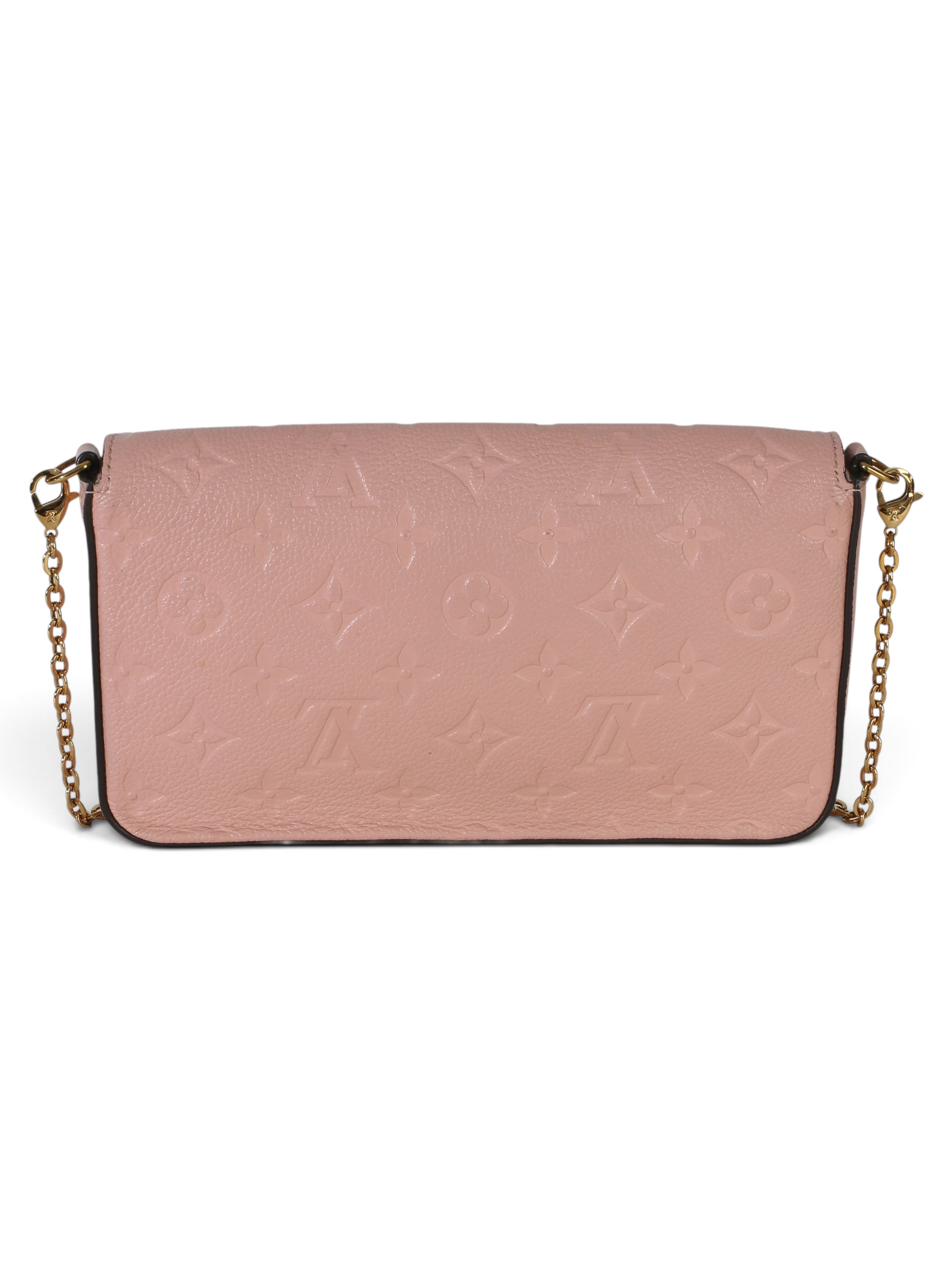 Louis Vuitton Rose Poudre Monogram Empreinte Felicie Pochette