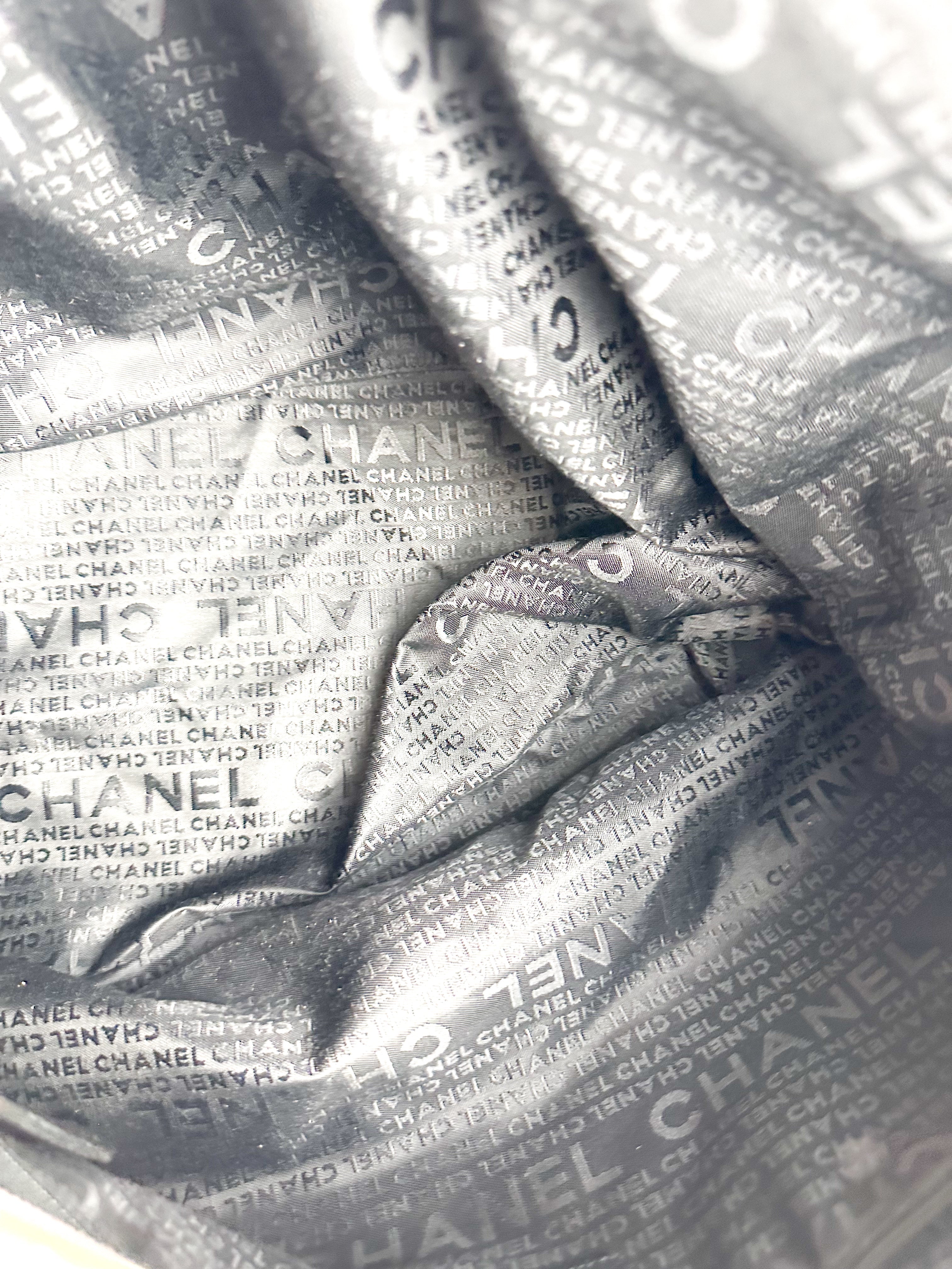 Chanel Ice Cream Print Canvas Hobo Bag