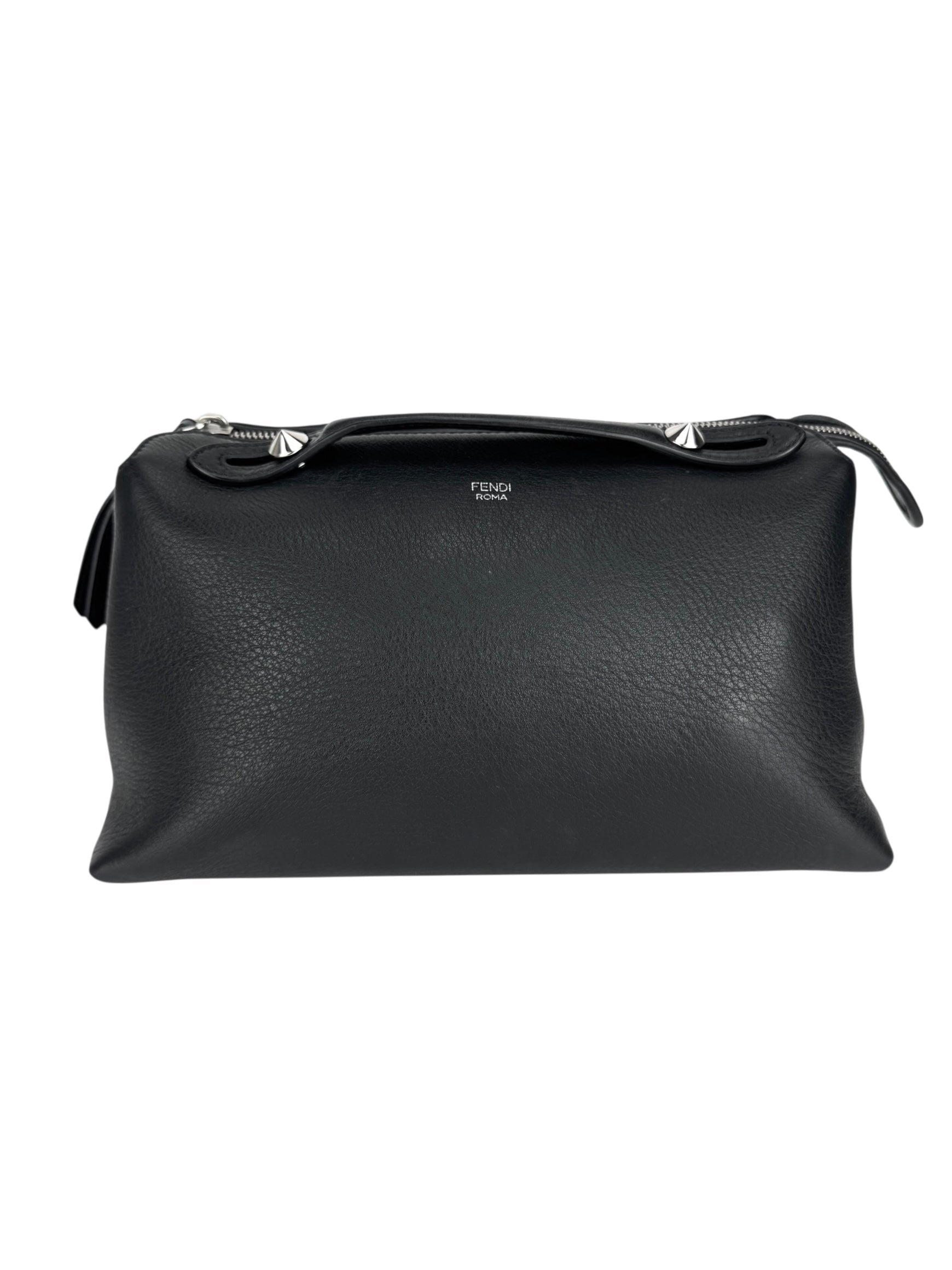 Fendi Black Leather By the Way Bag Medium