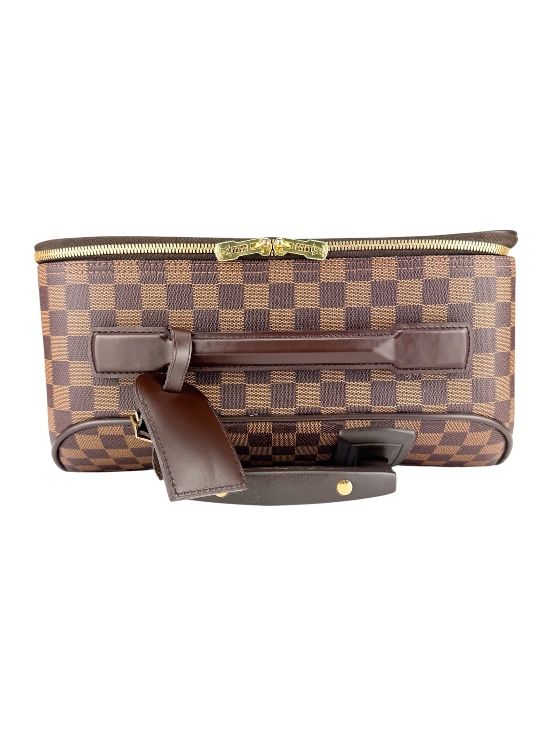 Louis Vuitton Damier Ebene Canvas Leather Pegase Suitcase 45