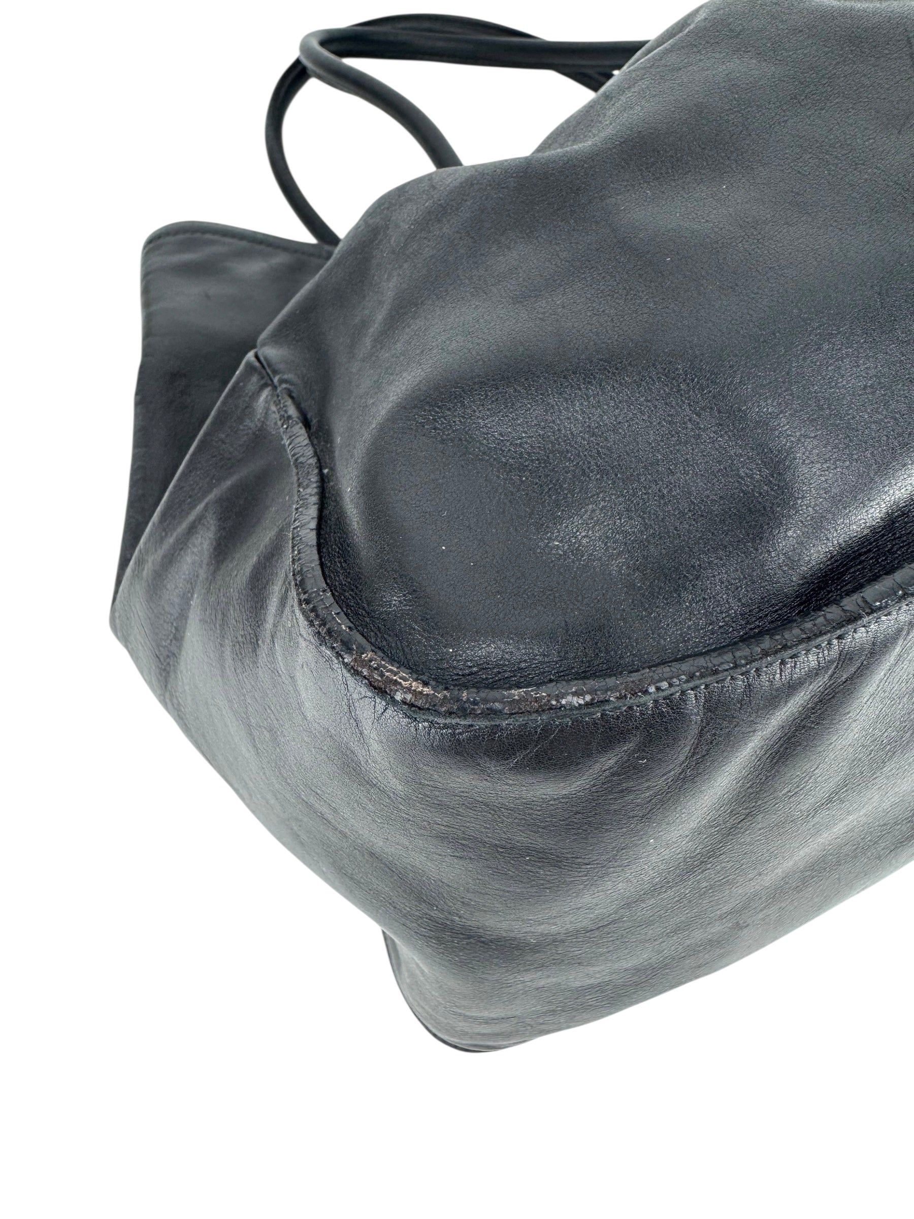 Prada Black Nappa Leather Tote Bag