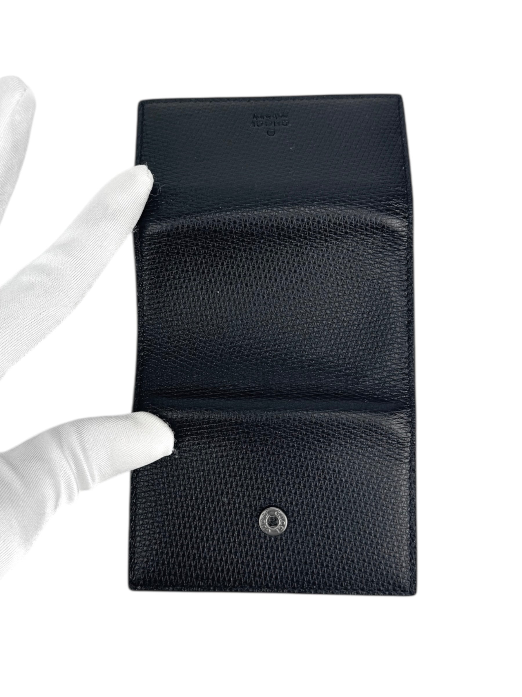 Gucci Black Leather 6-Ring Key Case