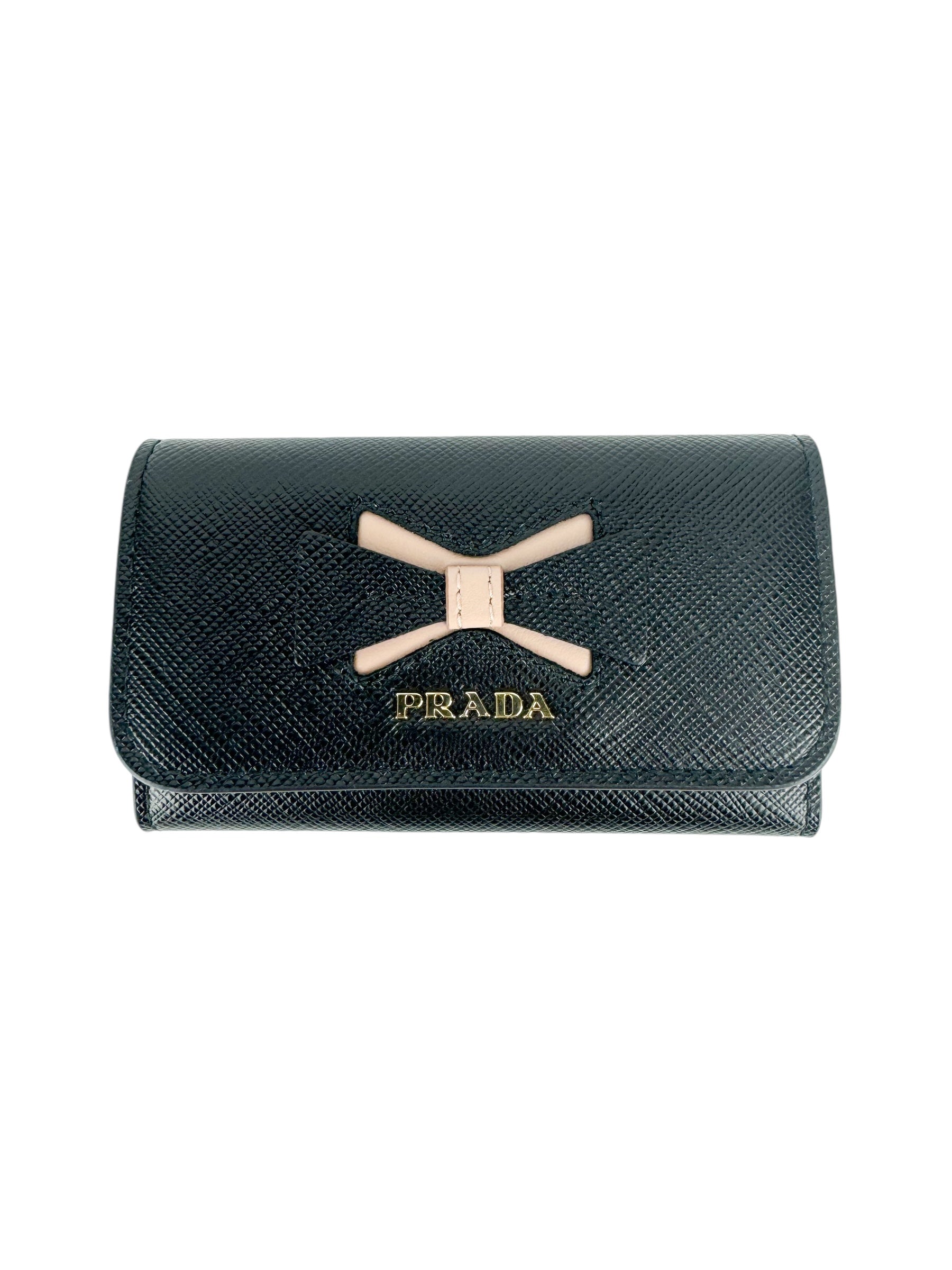 Prada Saffiano Leather Logo eufycam Key