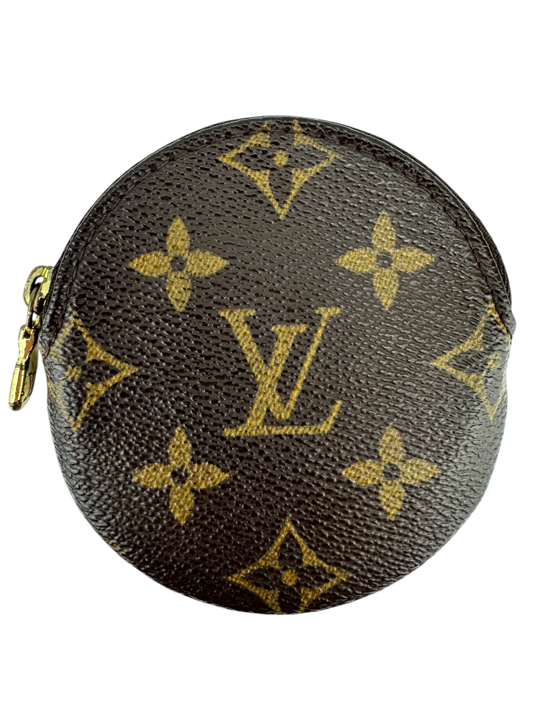 Monogram coin purse sale