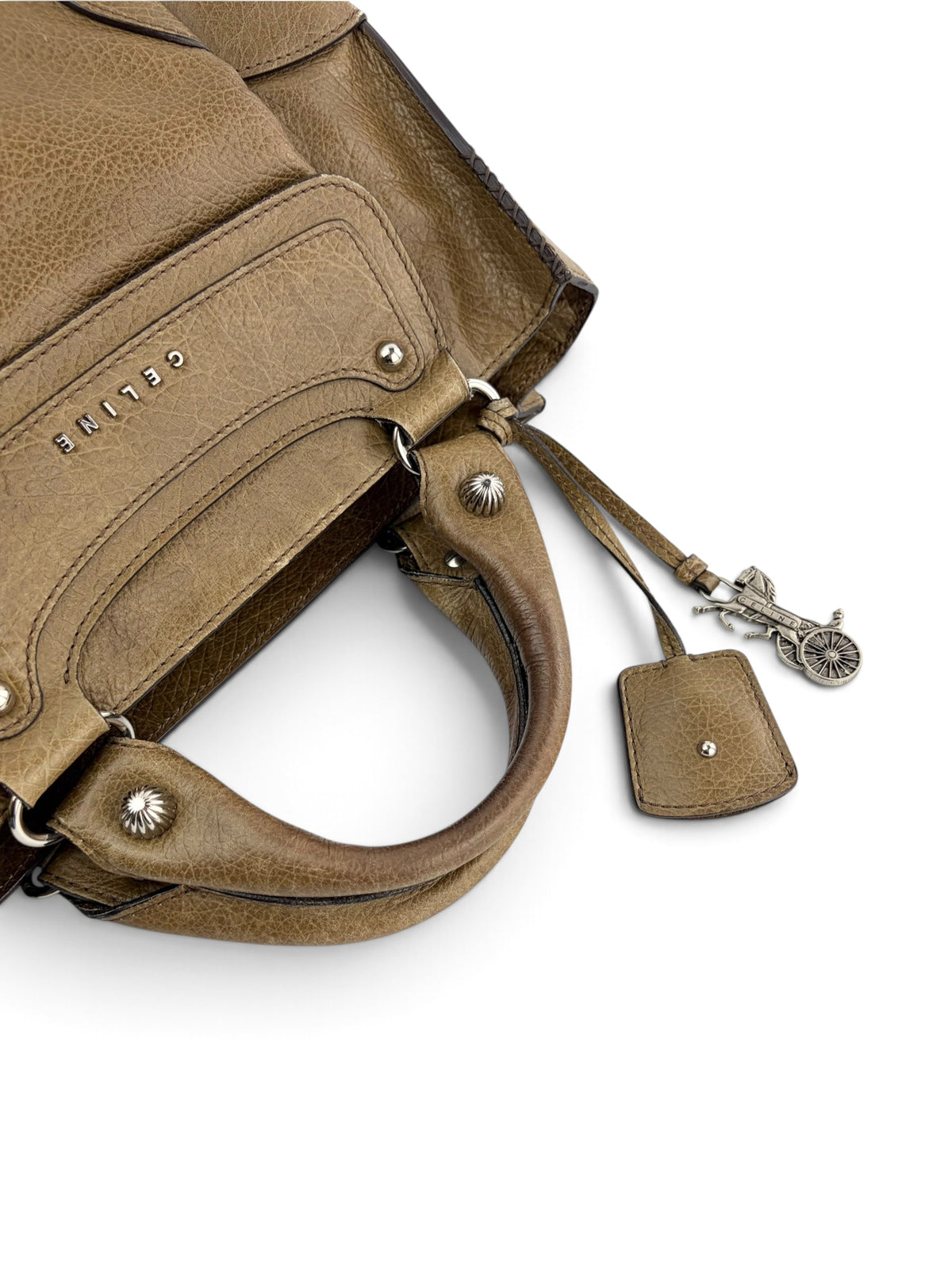 celine-vintage-brown-leather-boogie-bag-4