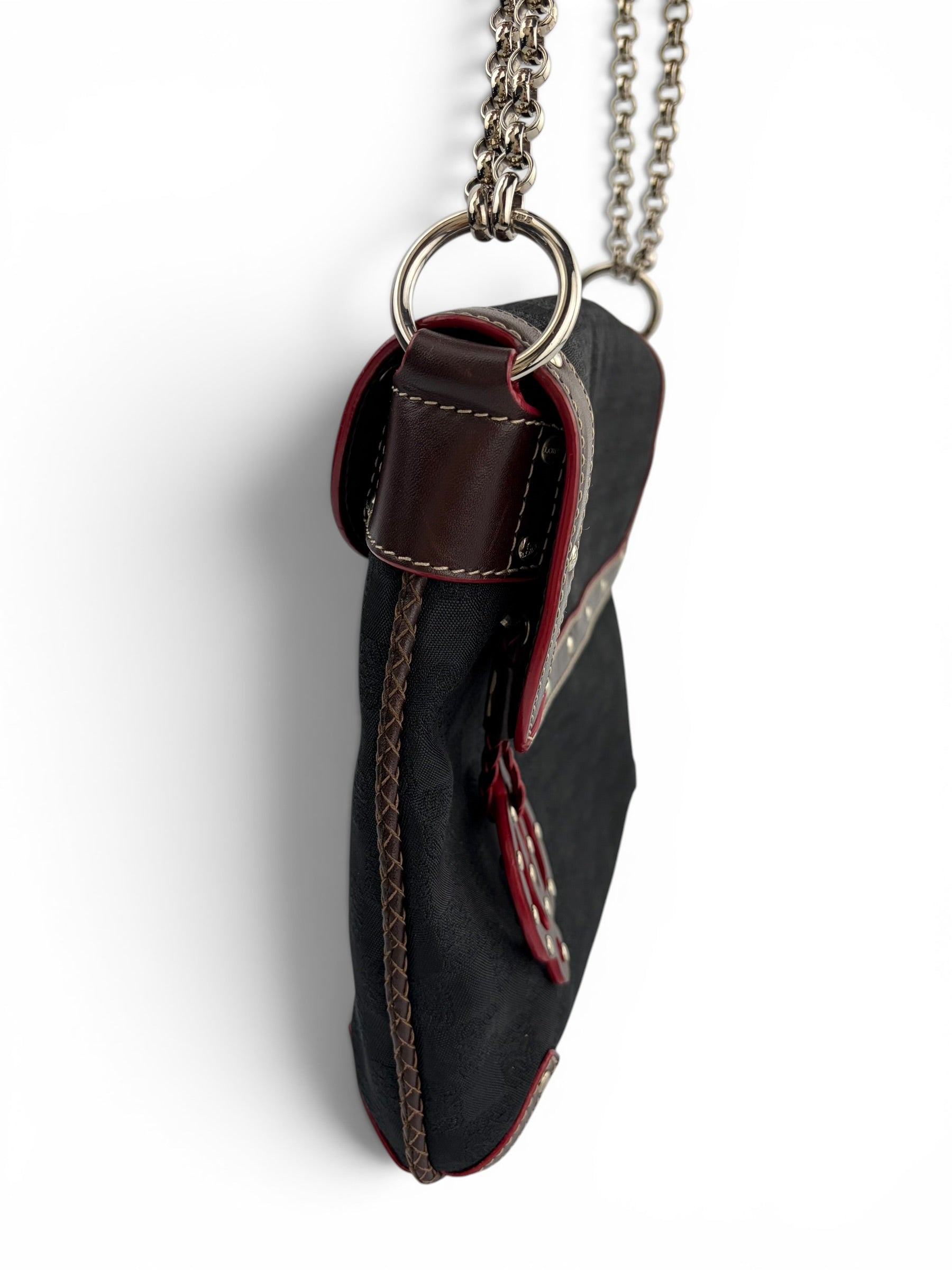 Loewe Canvas Anagram Shoulder Bag