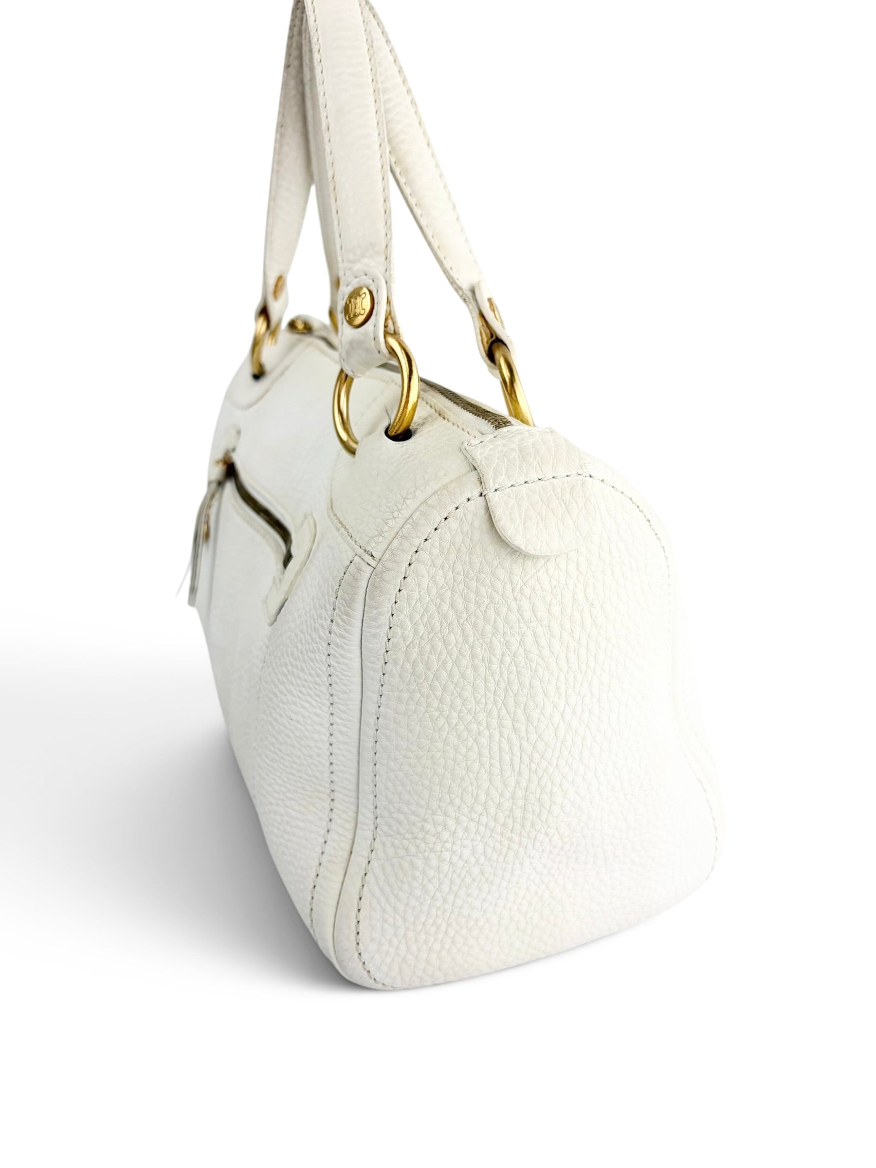 celine-vintage-white-leather-boston-bag---3