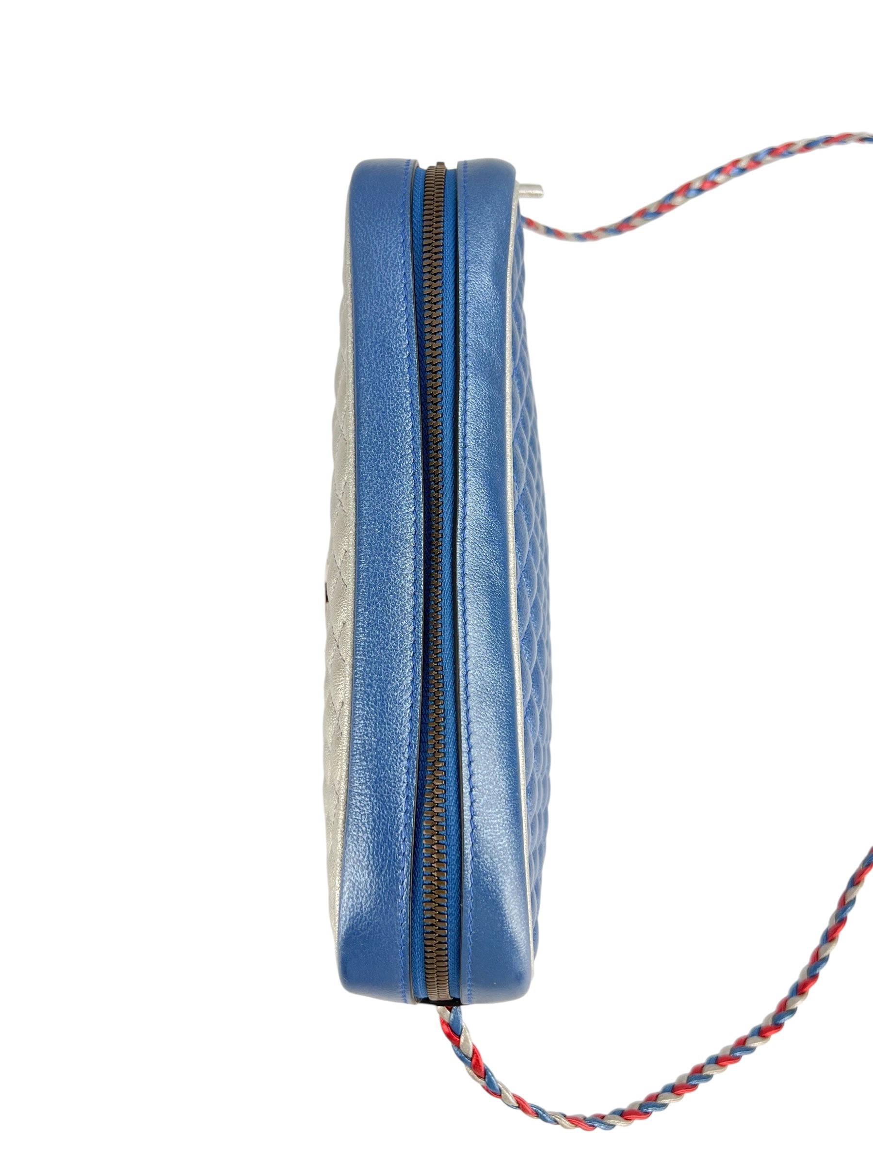 Gucci Red, Silver and Blue Camera Bag