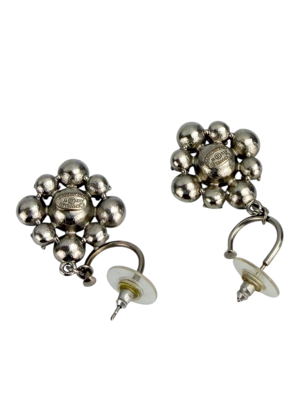 Chanel CC Crystal Earrings