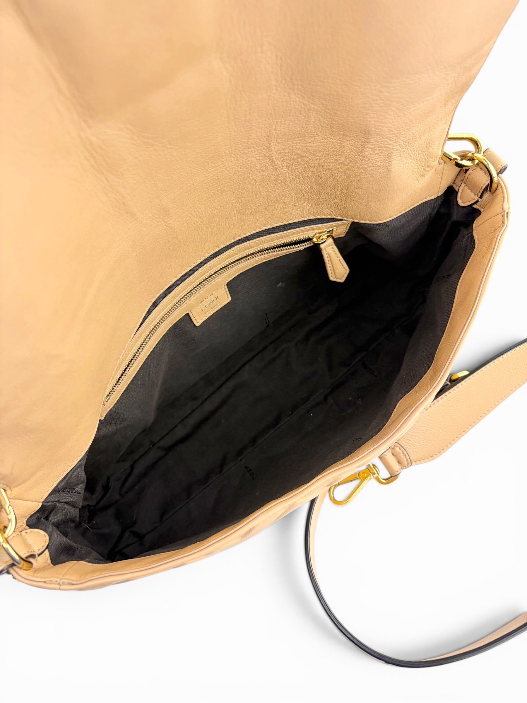 fendi-camel-leather-embossed-zucca-large-baguette-9