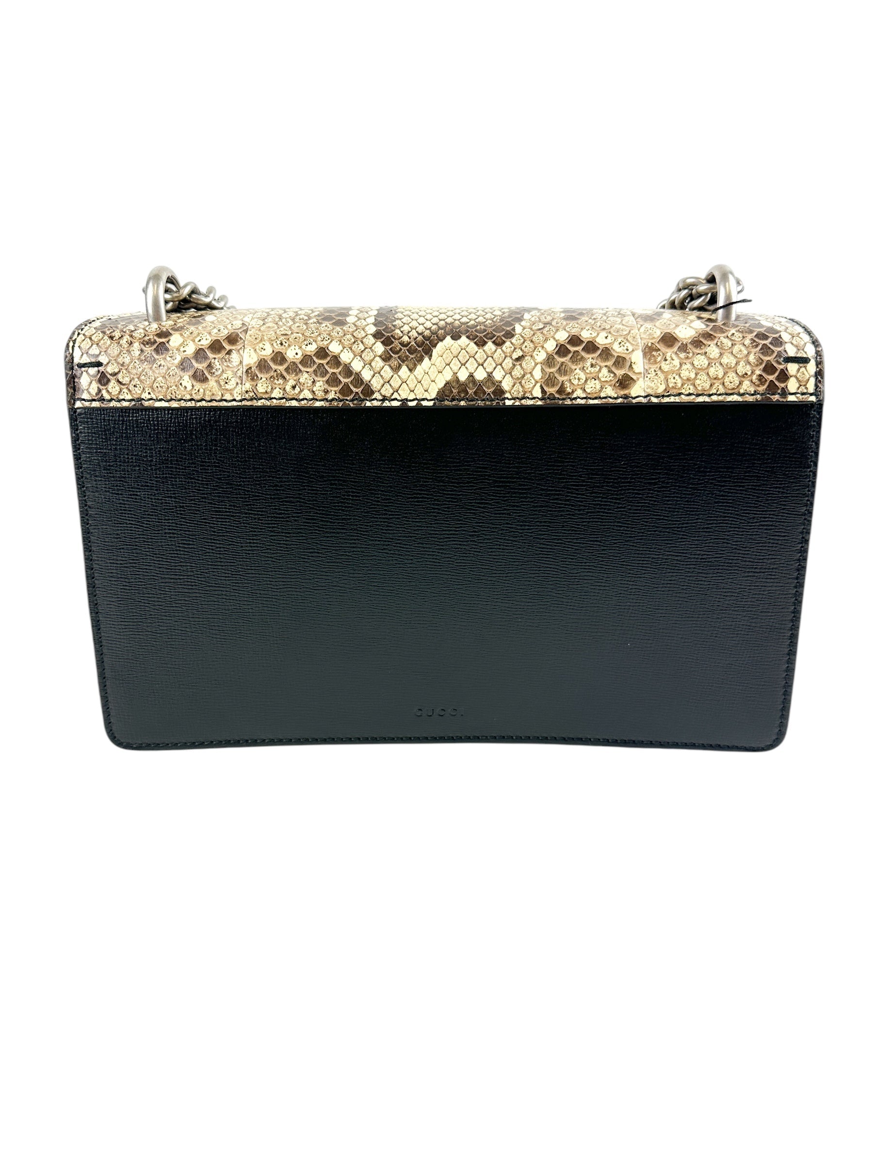 Gucci Snakeskin Black Dionysus Shoulder Bag