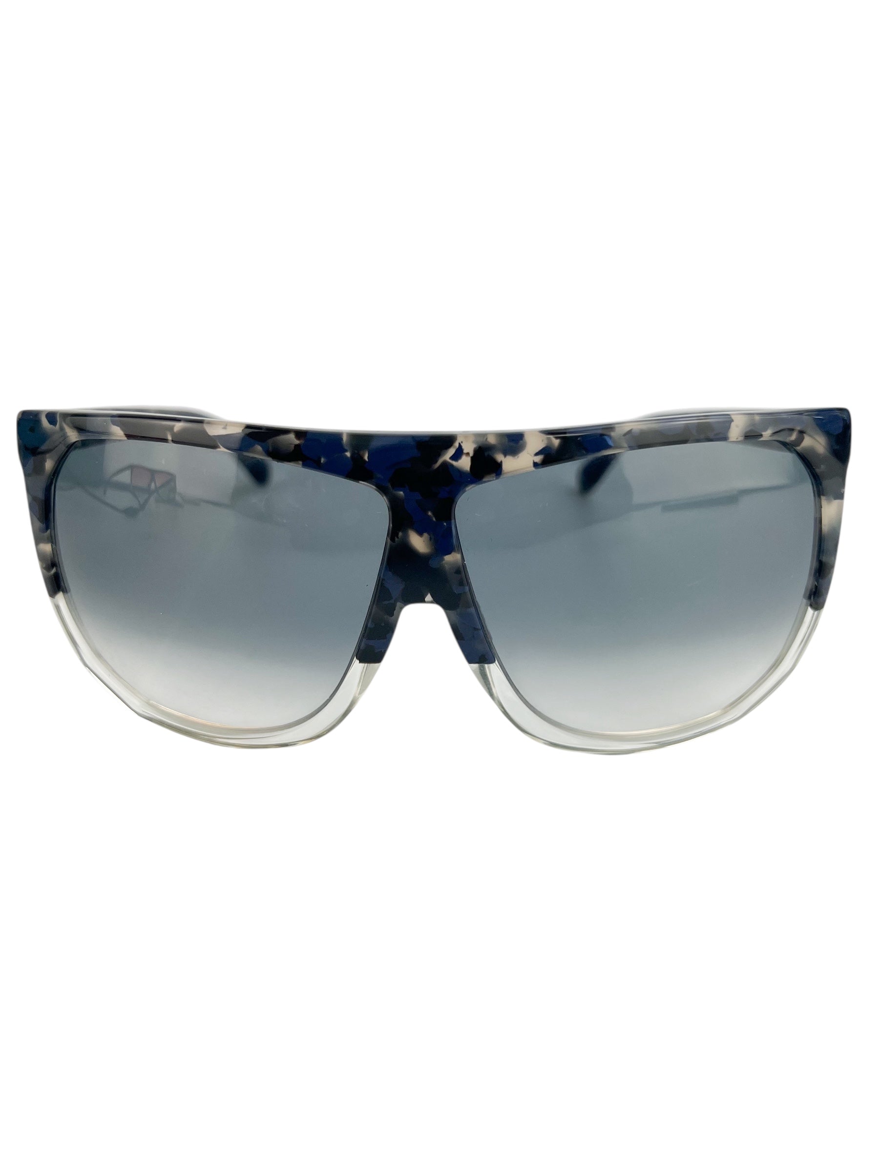 Loewe Oversized Blue Shield Sunglasses