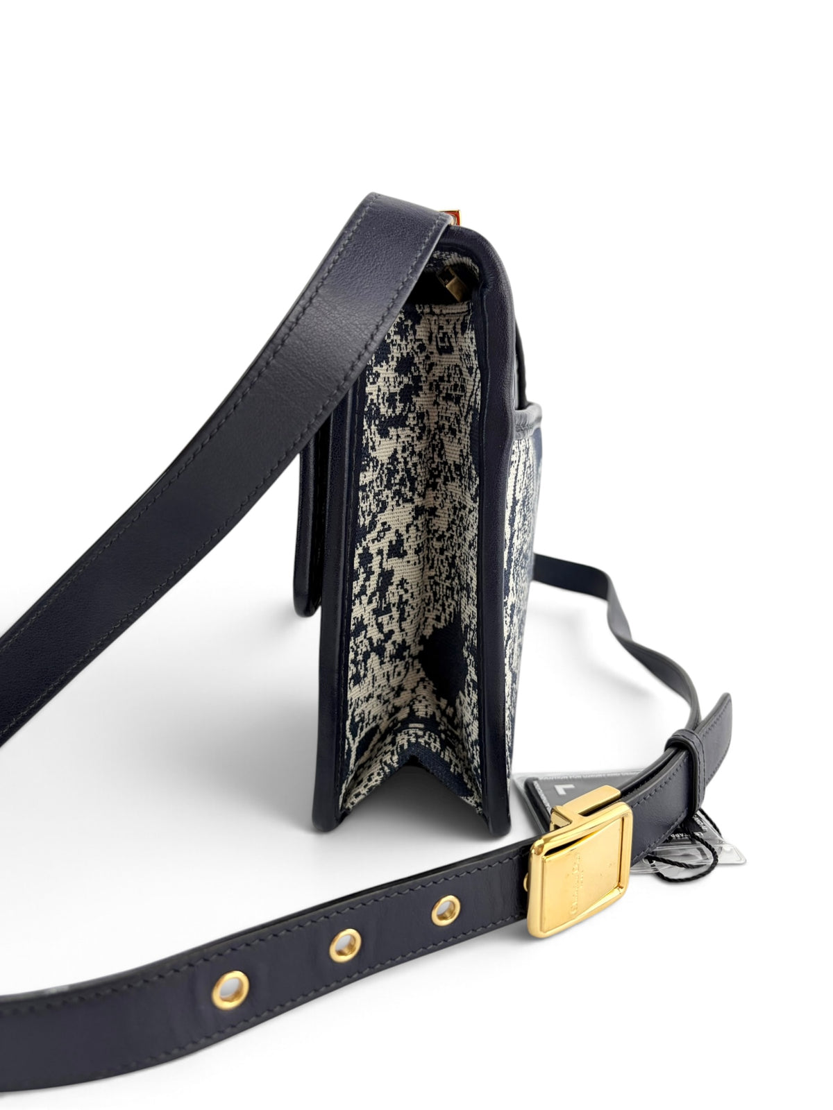 christian-dior-navy-canvas-30-montaigne-flap-bag-1
