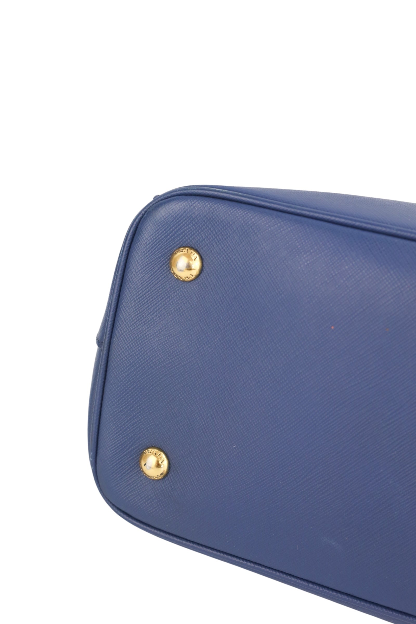 Prada Navy Blue Saffiano Leather Tote