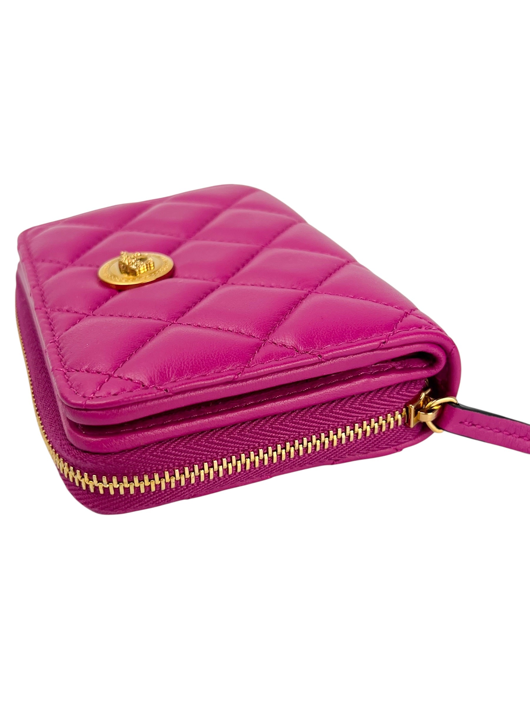 versace-hot-pink-leather-compact-zip-wallet--1