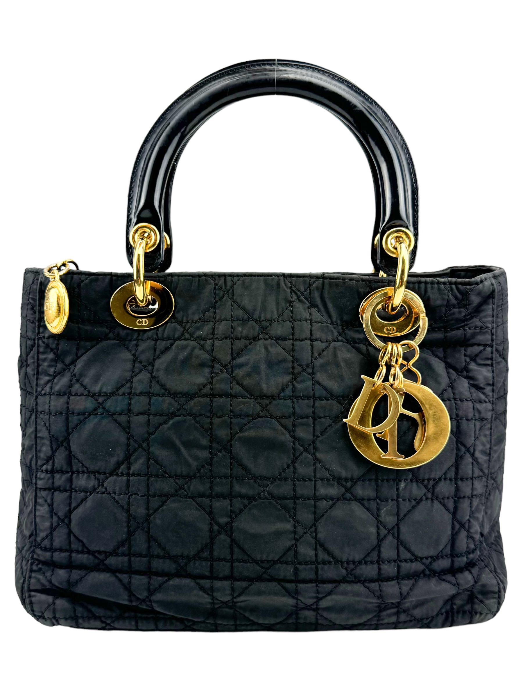 Lady dior nylon bag outlet