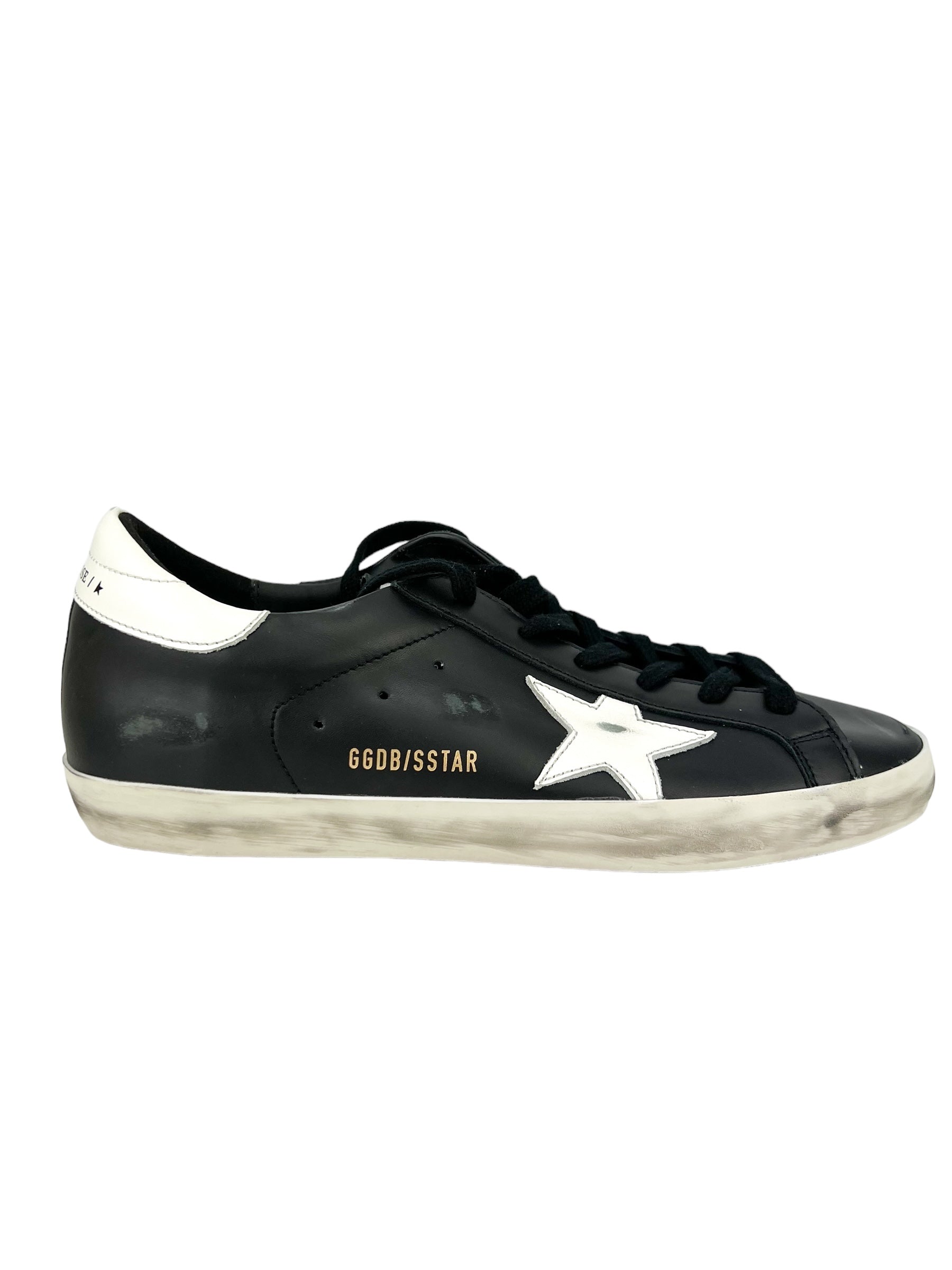 Golden Goose Black Super Star Classic Sneakers Size 41