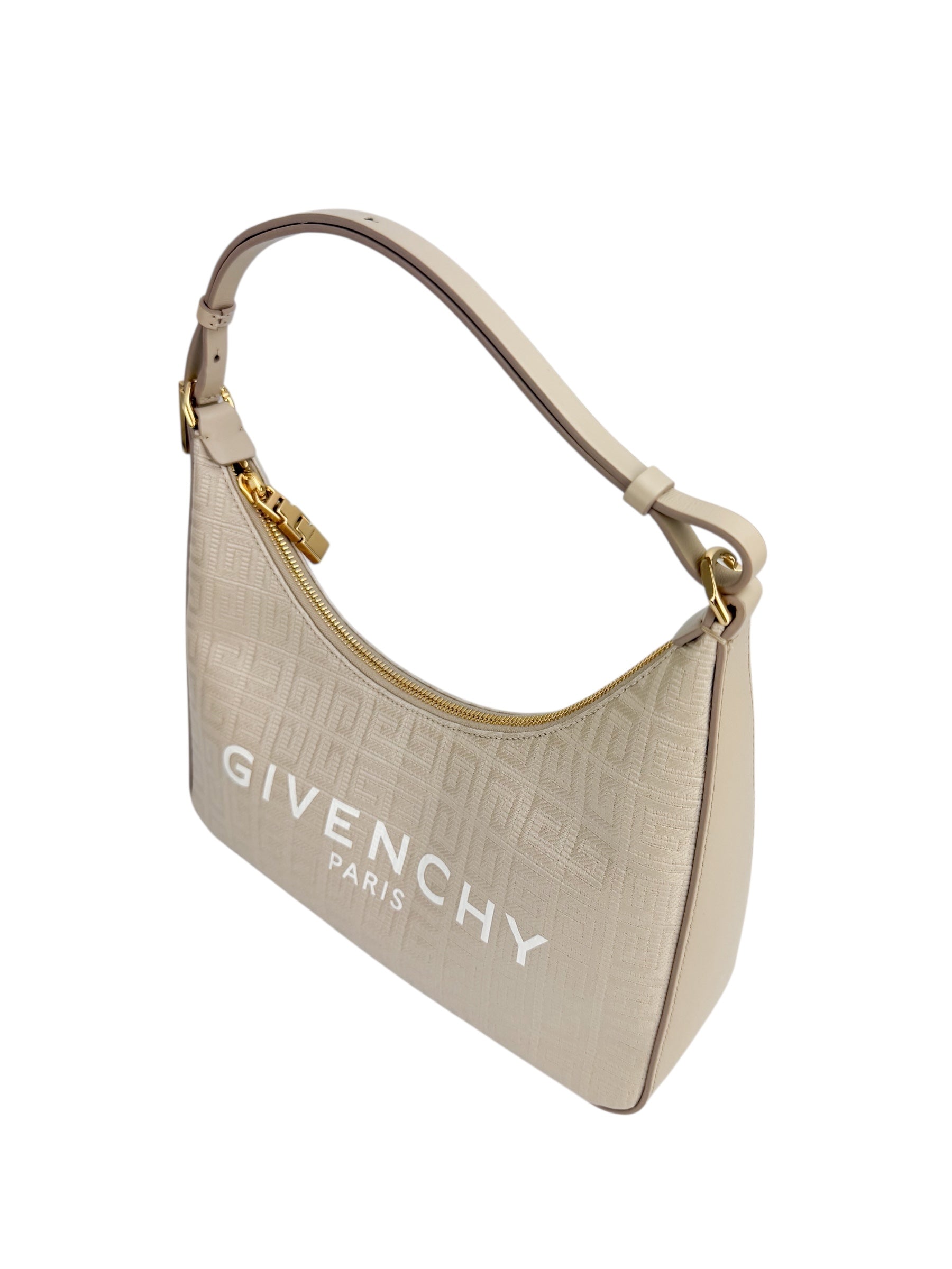 Givenchy Beige Moon Cut Out Shoulder Bag