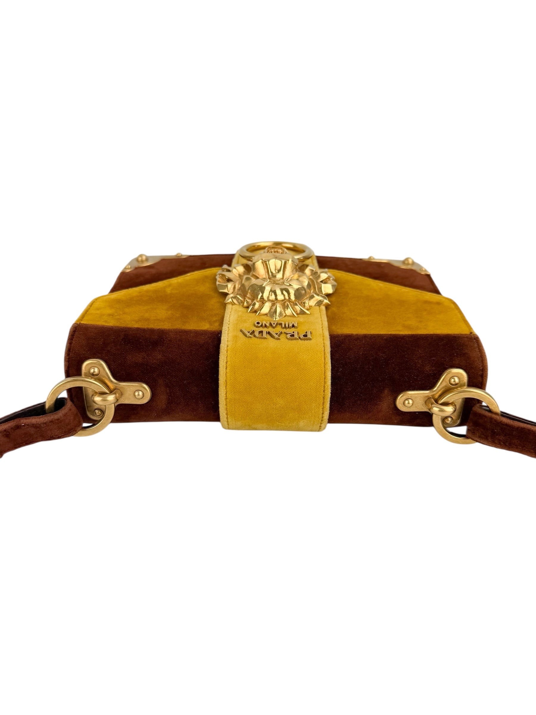 Prada Velvet Door Knocker Crossbody