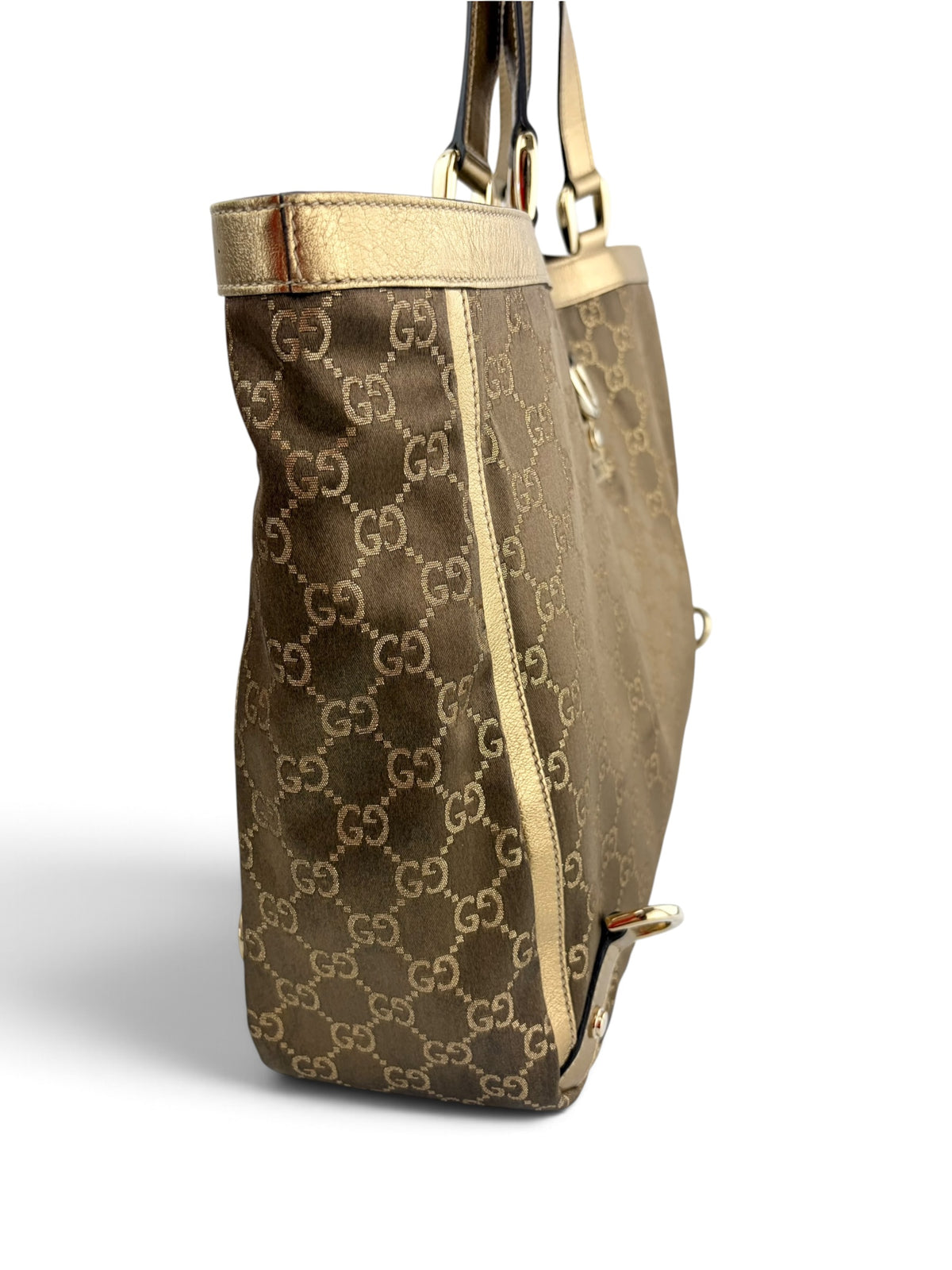gucci-vintage-gold-metallic-leather-and-brown-canvas-abbey-tote-3