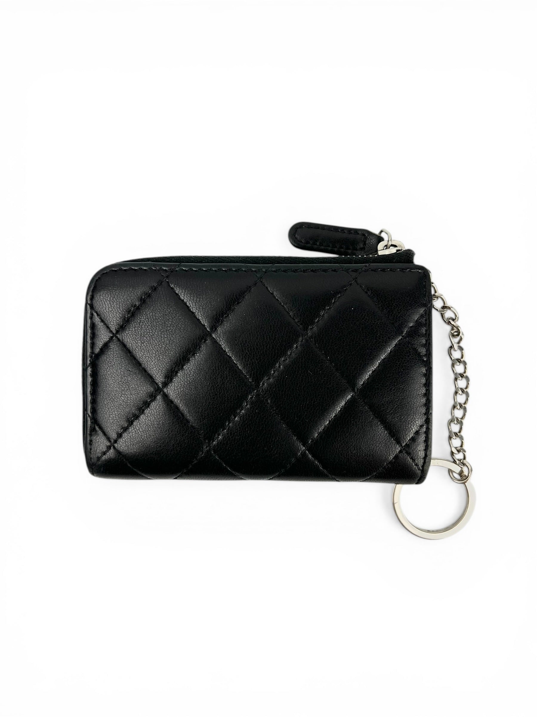 chanel-black-lambskin-zip-key-ring-pouch-2