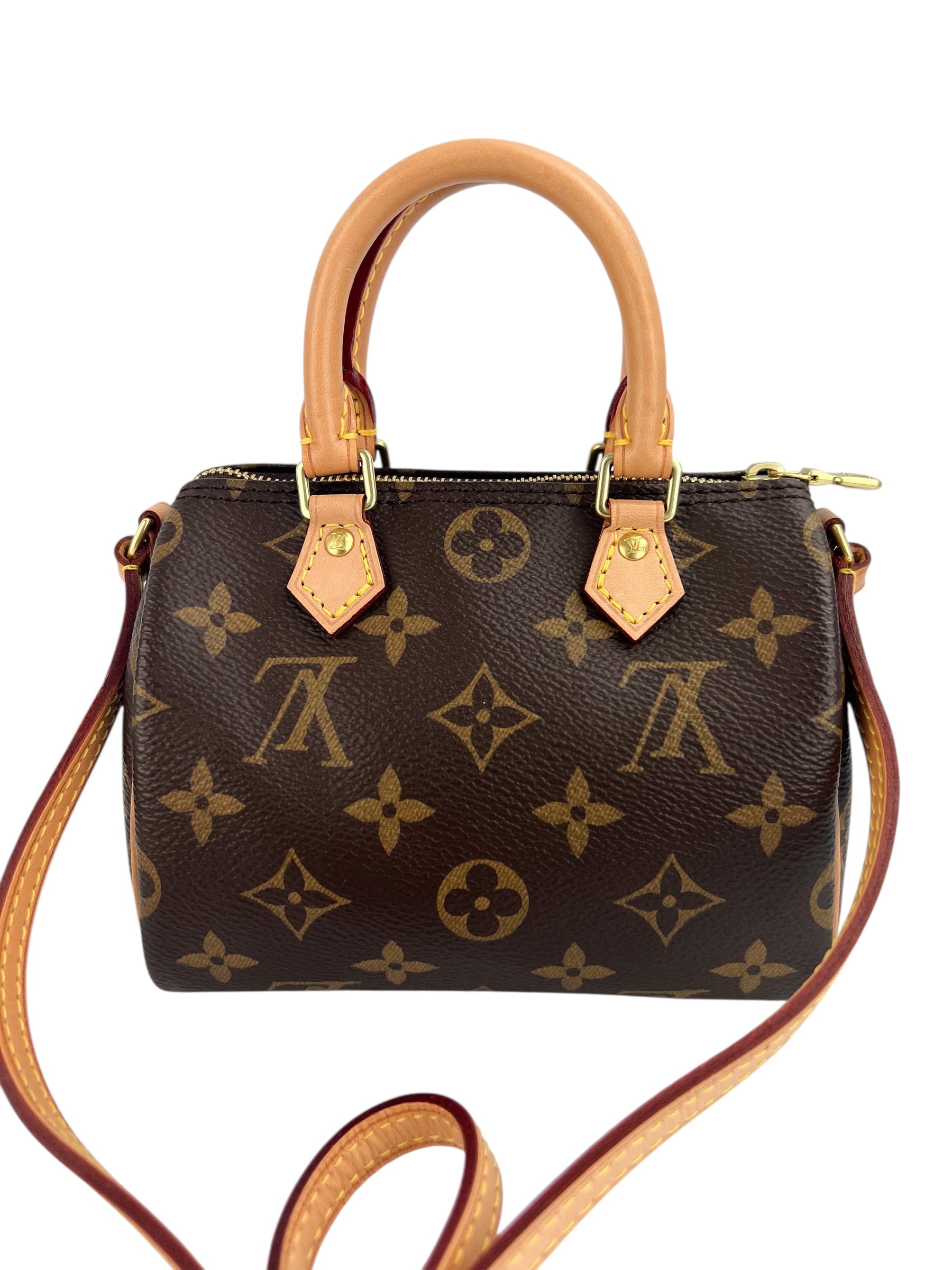 Louis Vuitton Monogram Nano Speedy (Full Set)