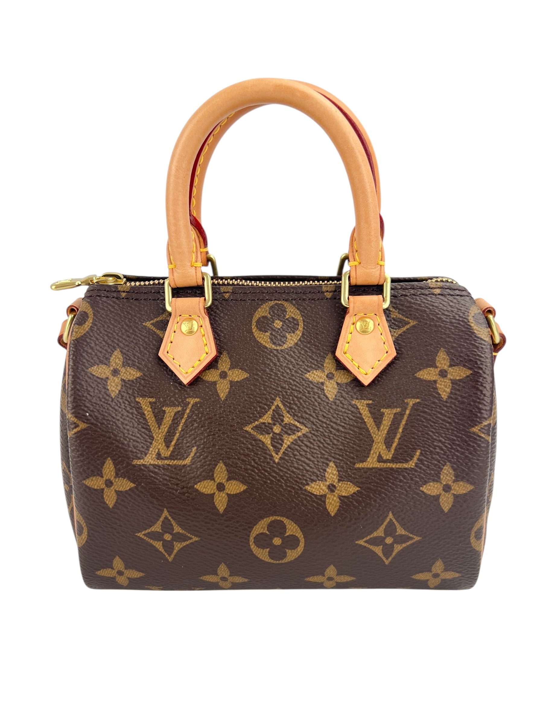 Louis Vuitton Monogram Nano Speedy (Full Set)
