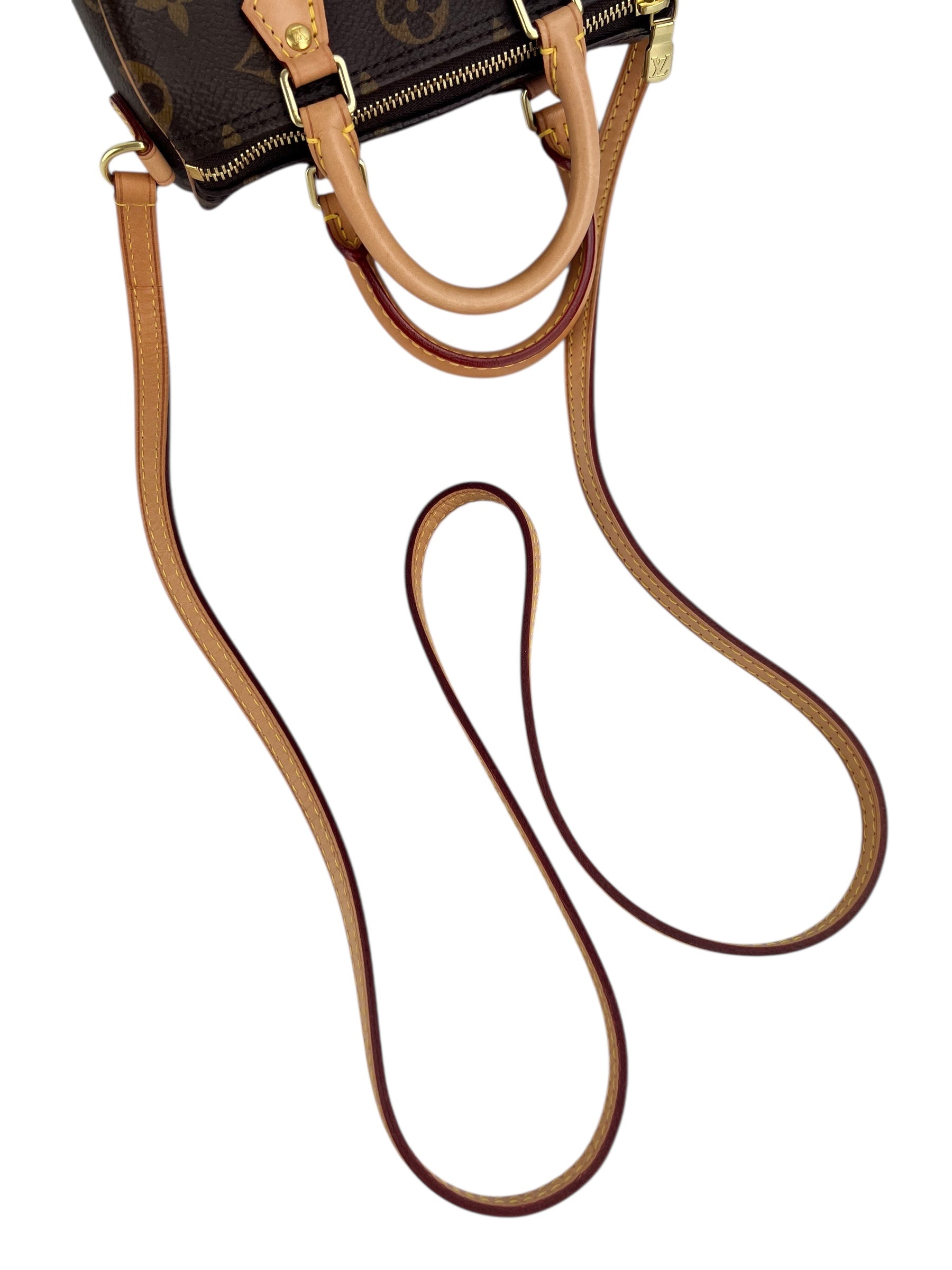 Louis Vuitton Monogram Nano Speedy (Full Set)