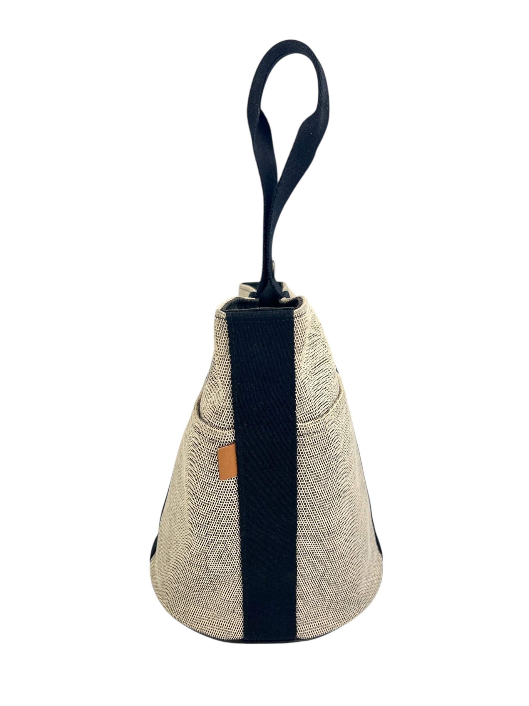 Hermes Toile Saxo Bucket Bag
