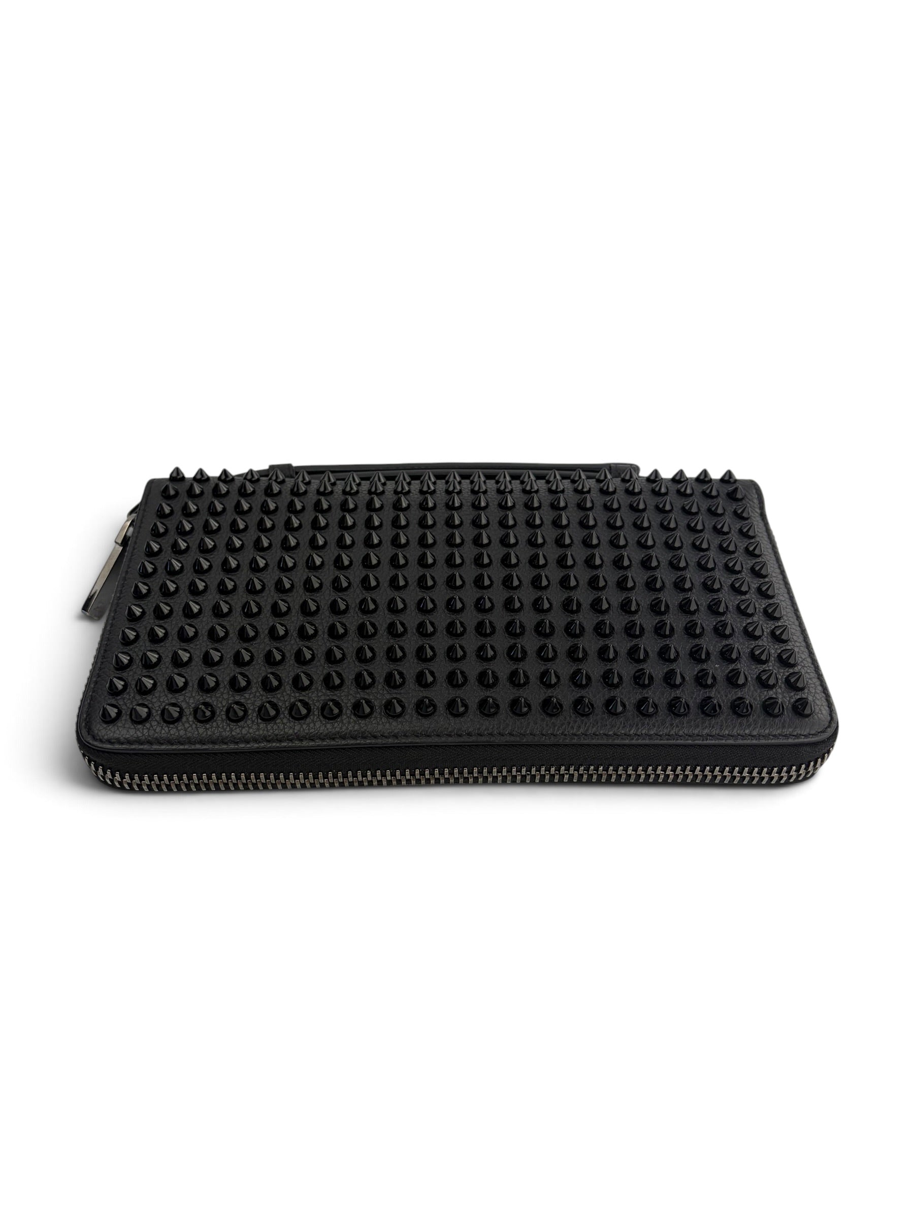 christian-louboutin-black-leather-studded-panettone-clutch---4