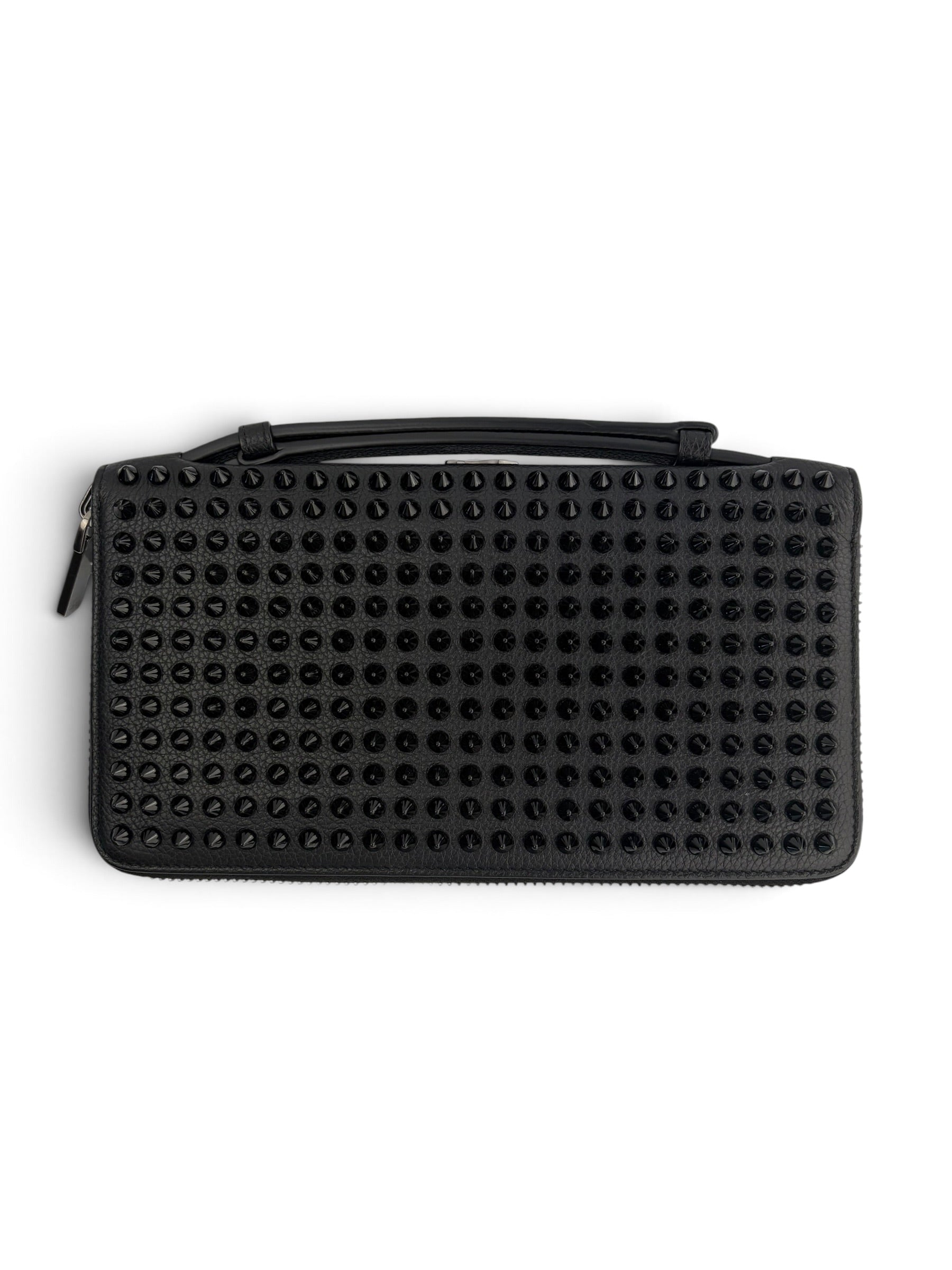 christian-louboutin-black-leather-studded-panettone-clutch---0