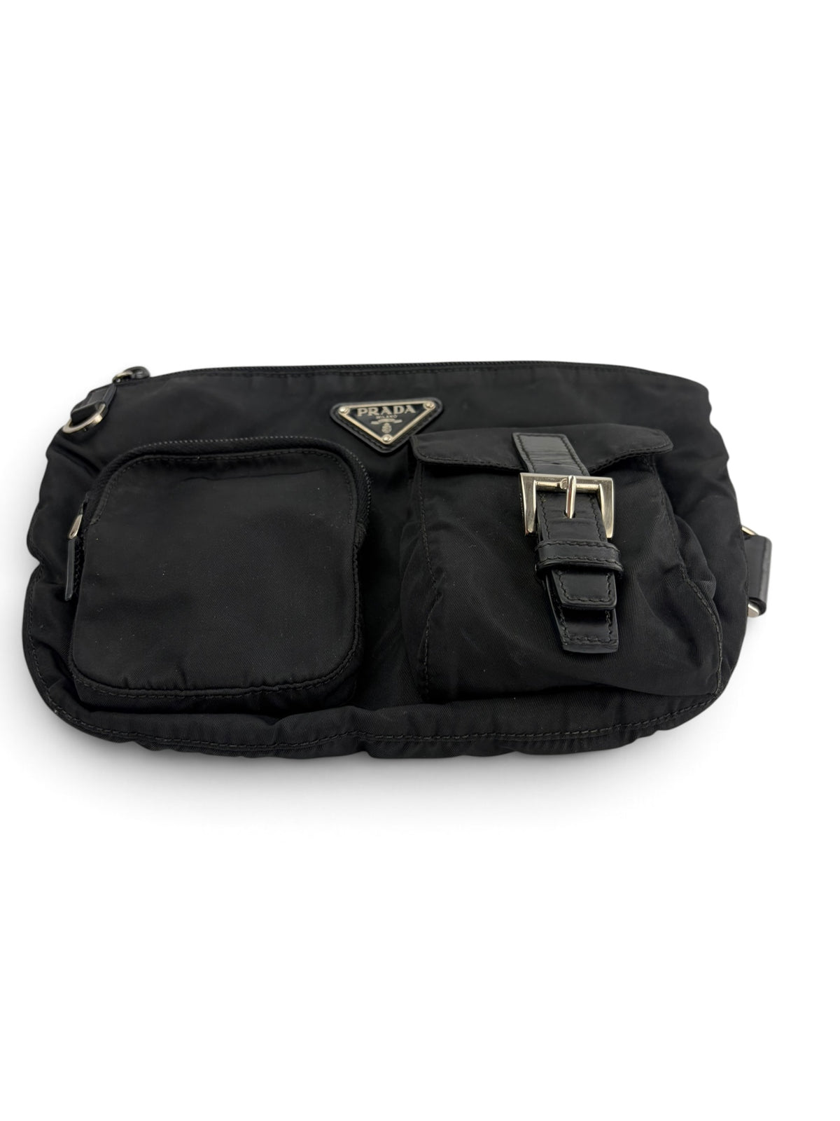 prada-vintage-black-nylon-bum-bag-2
