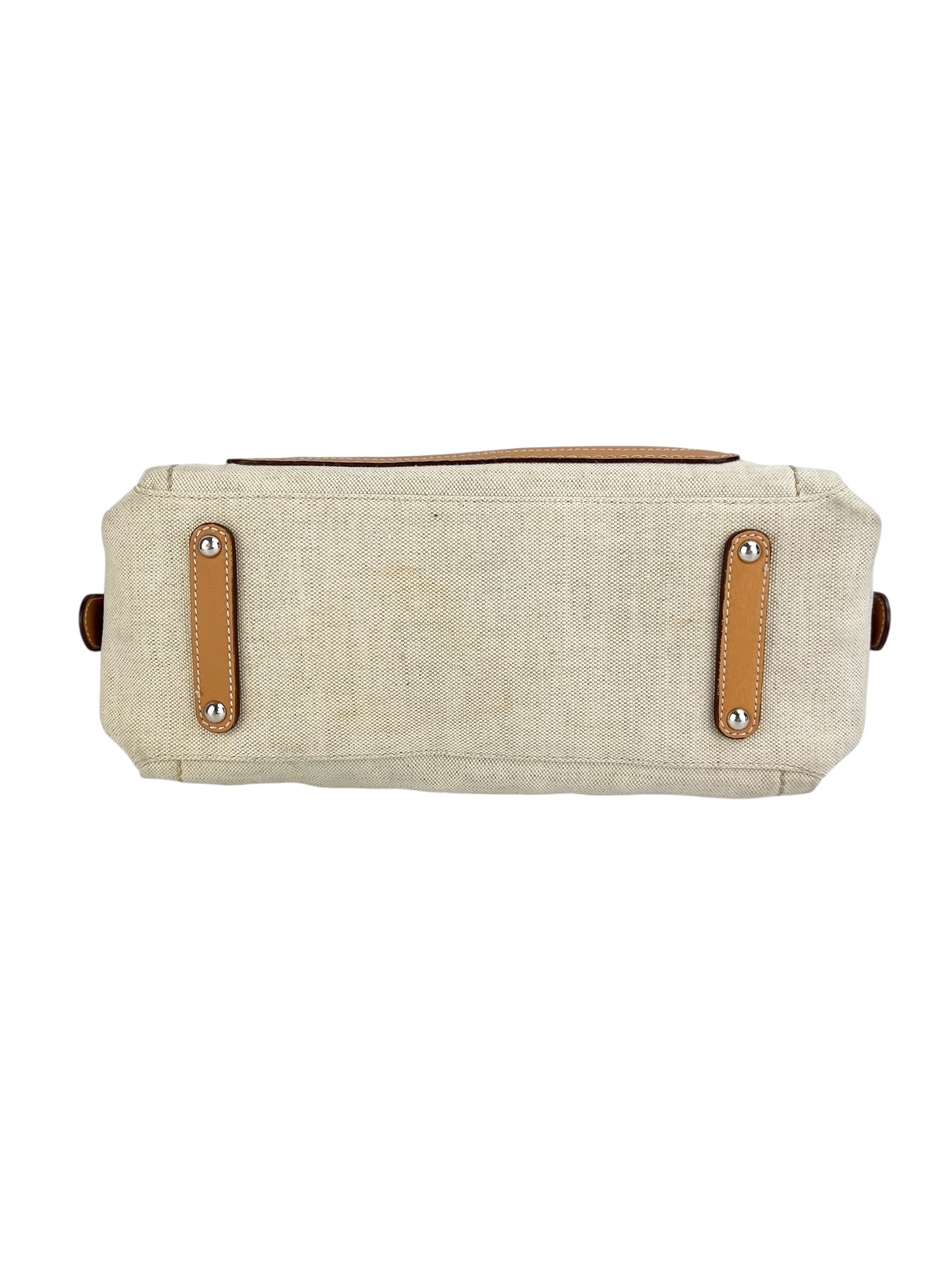 Salvatore Ferragamo Canvas Shoulder Bag
