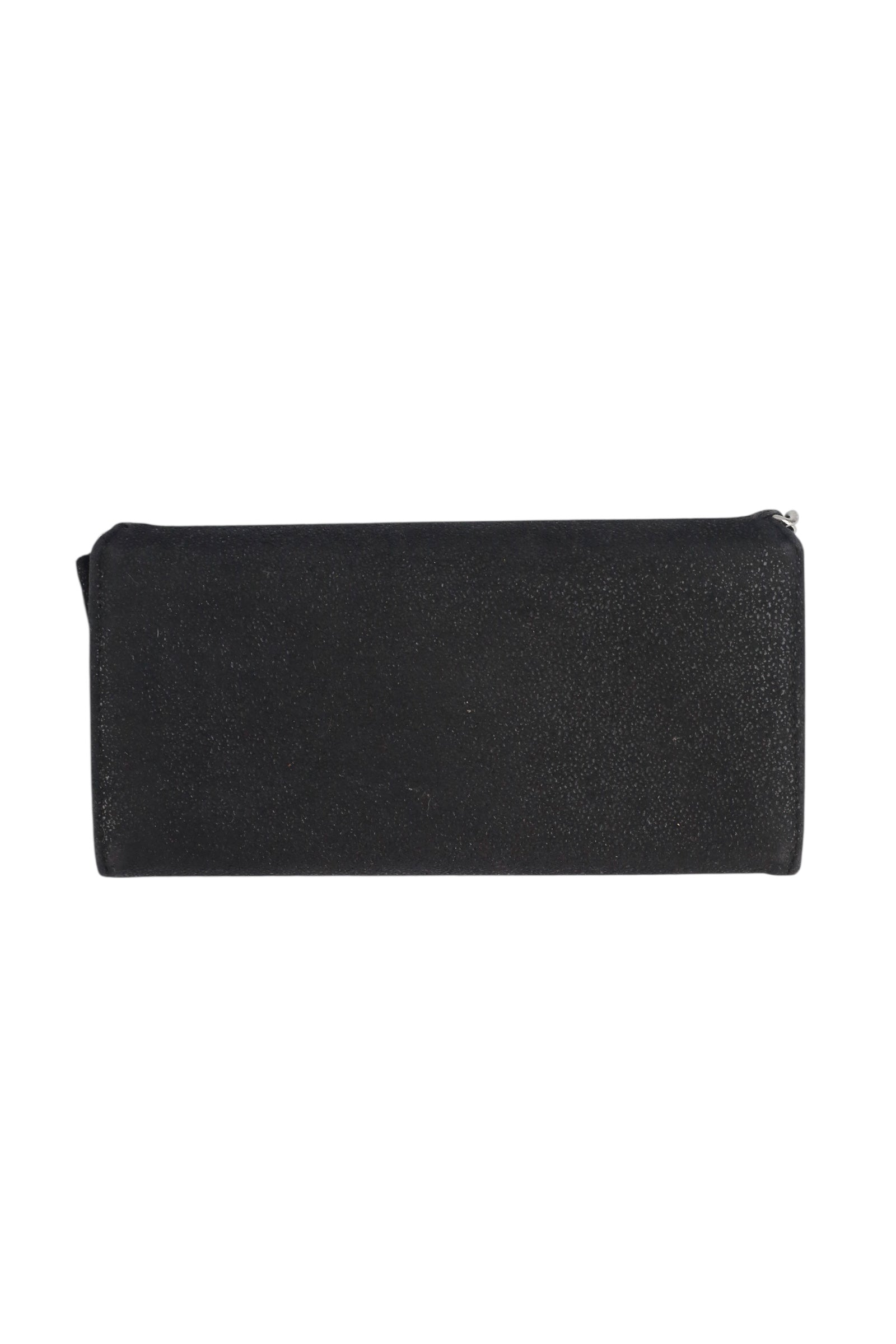 Stella McCartney Black Falabella Continental Wallet