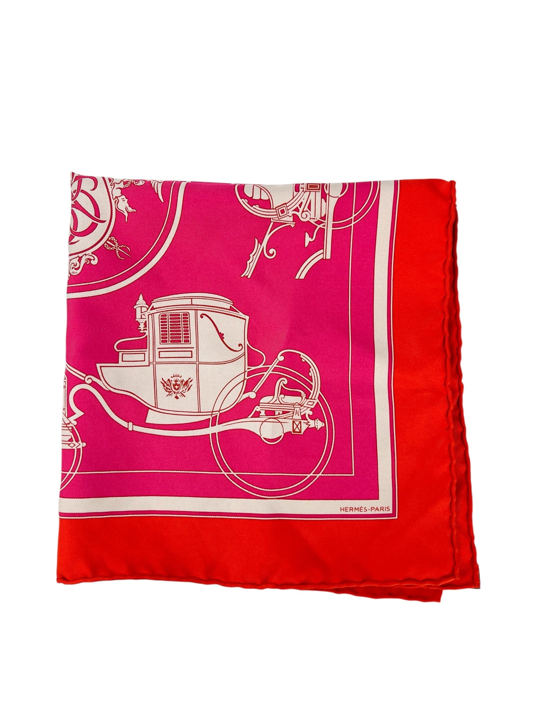 hermes-pink-and-orange-ex-libris-scarf-1