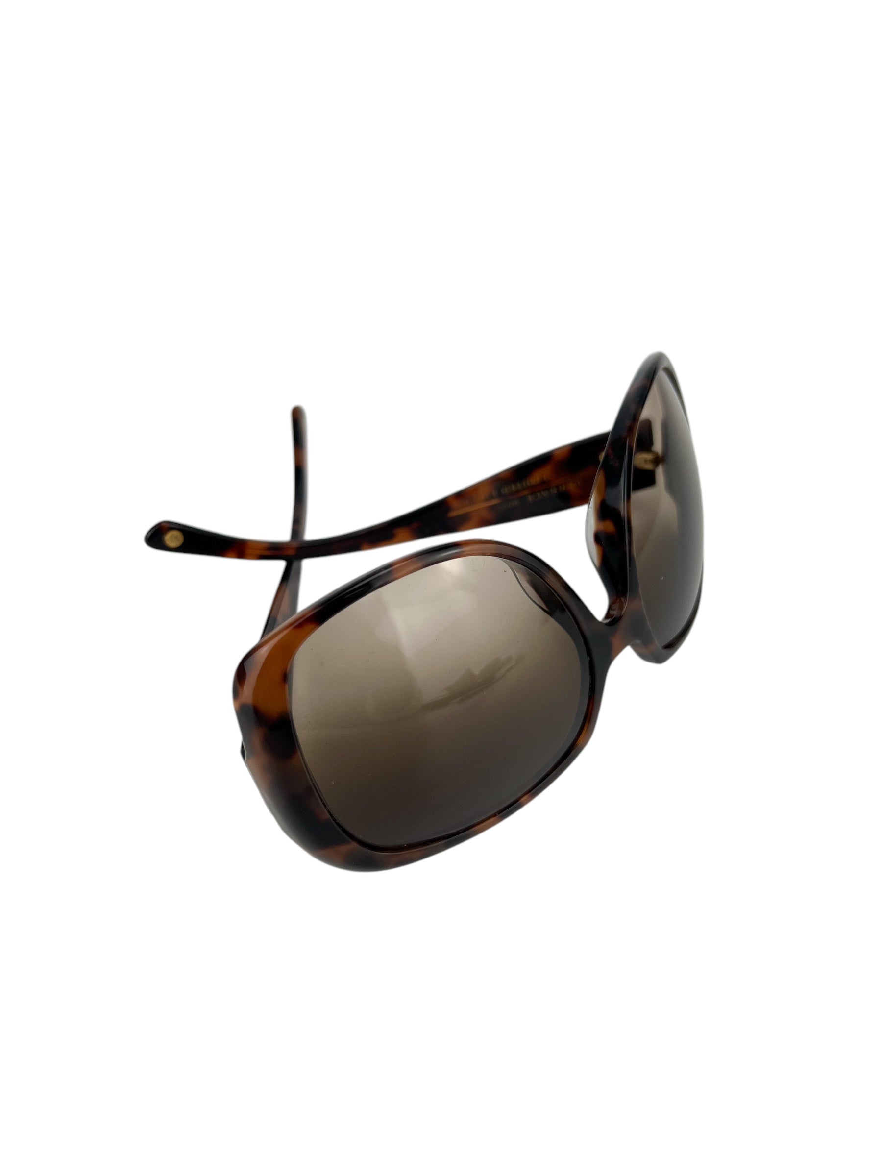 Versace Brown Tortoise Framed Sunglasses