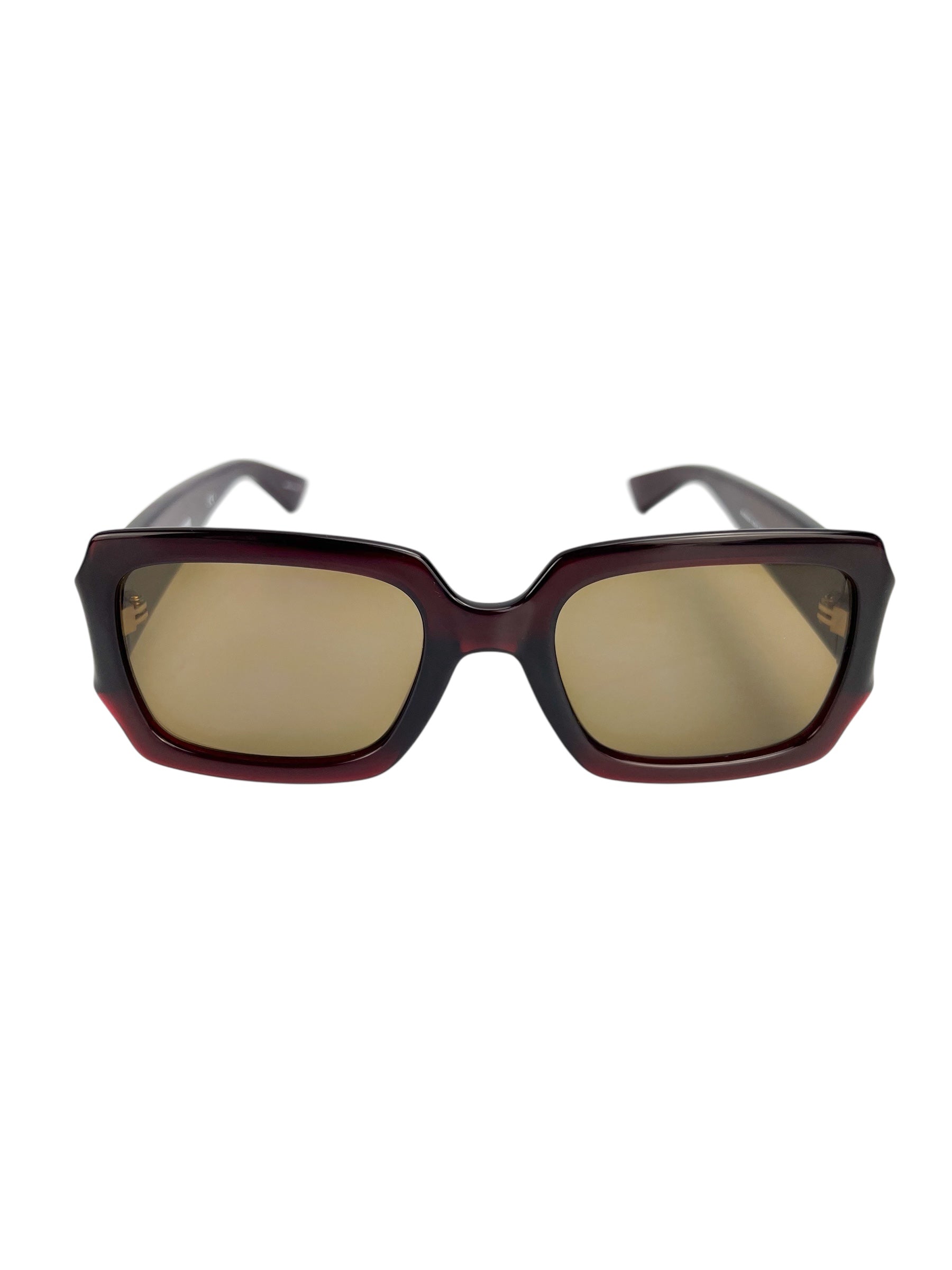 Moschino Burgundy Acetate Sunglasses