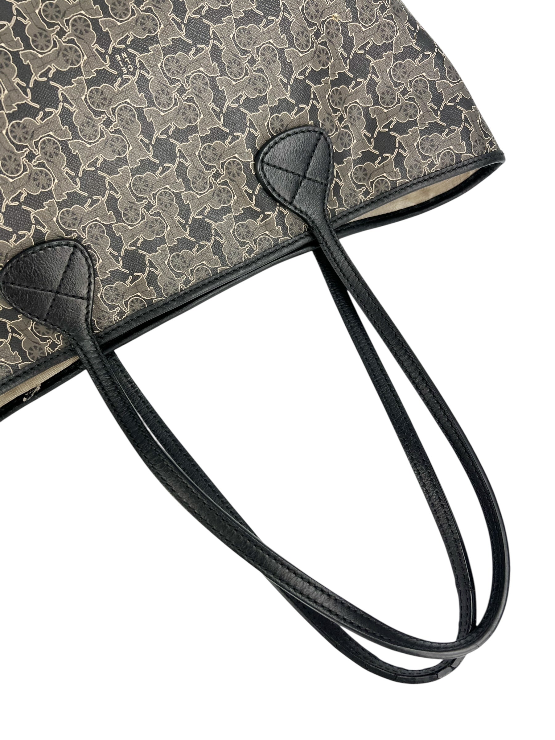 Celine Equestrian Motif Sulky Tote