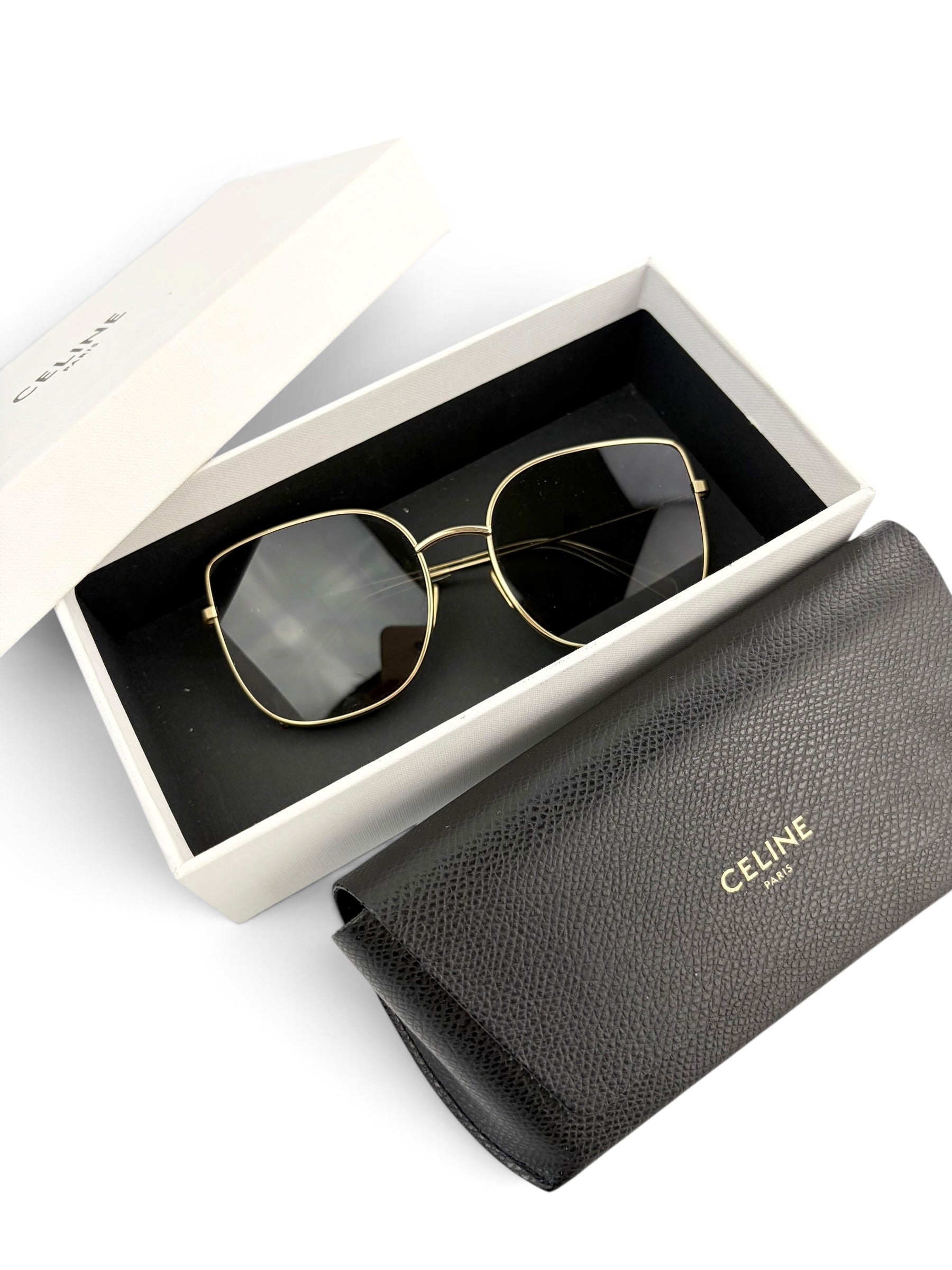 celine-gold-metal-frame-sunglasses--1