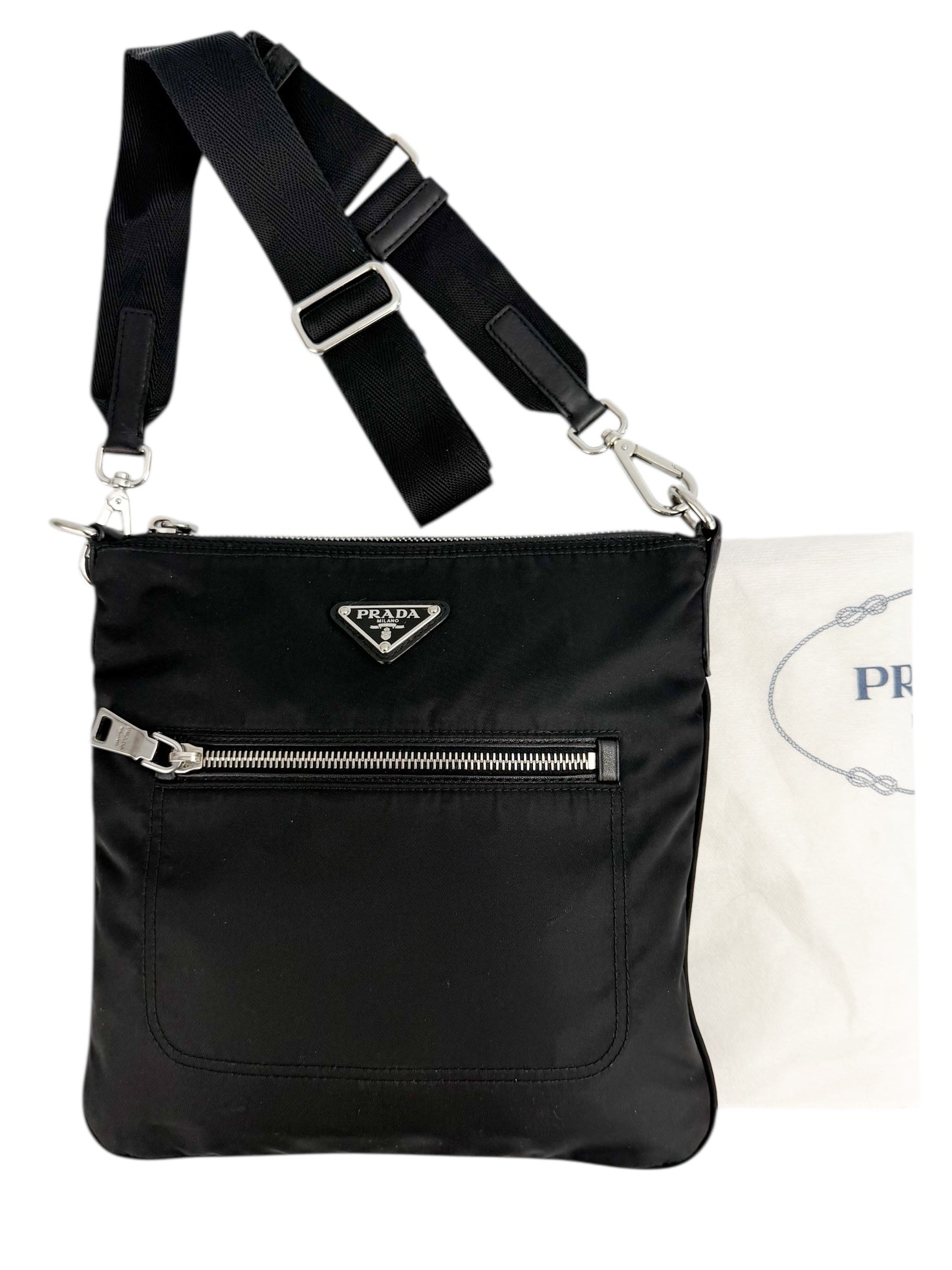 Prada Black Nylon Crossbody