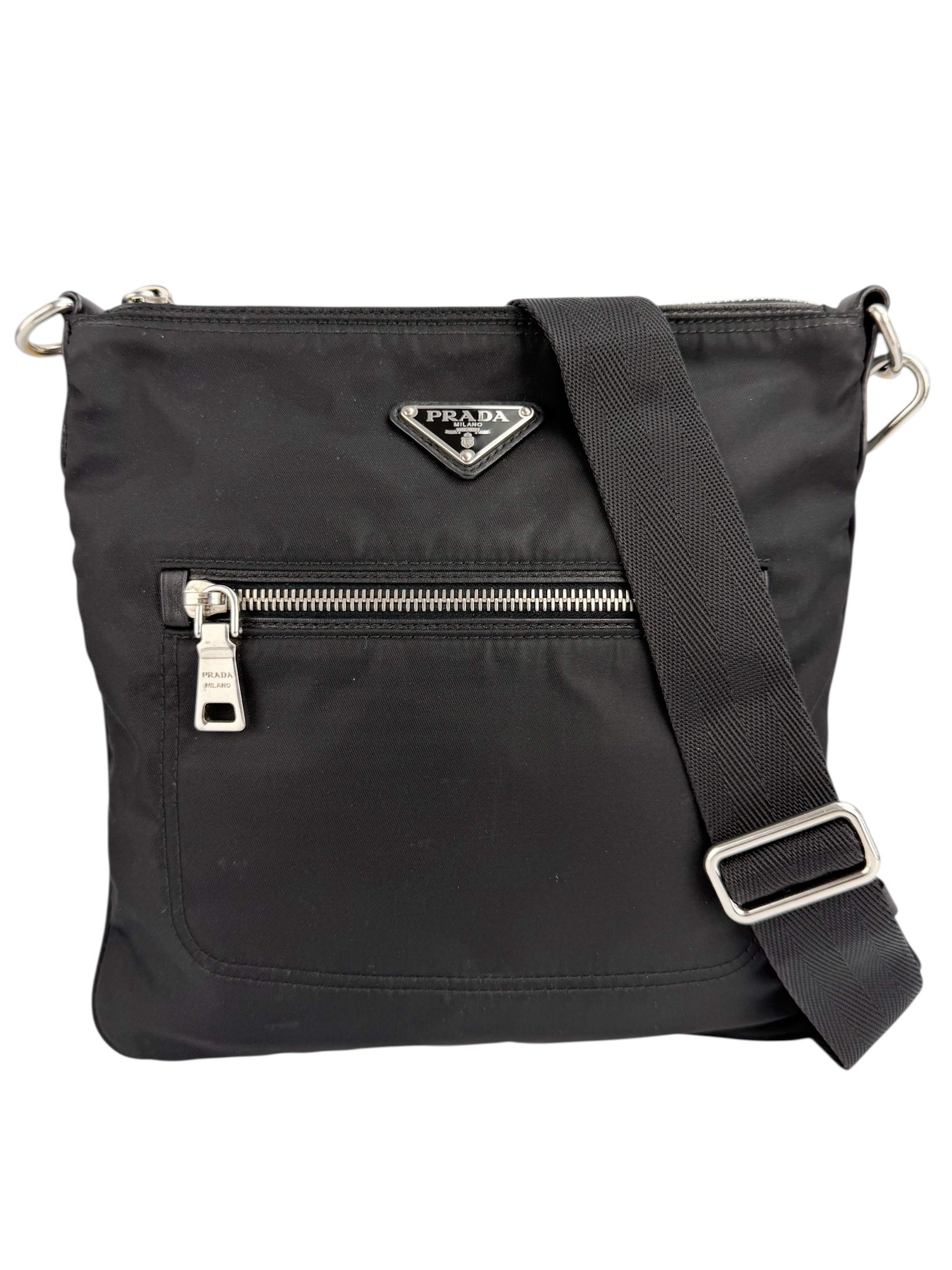 Prada Black Nylon Crossbody