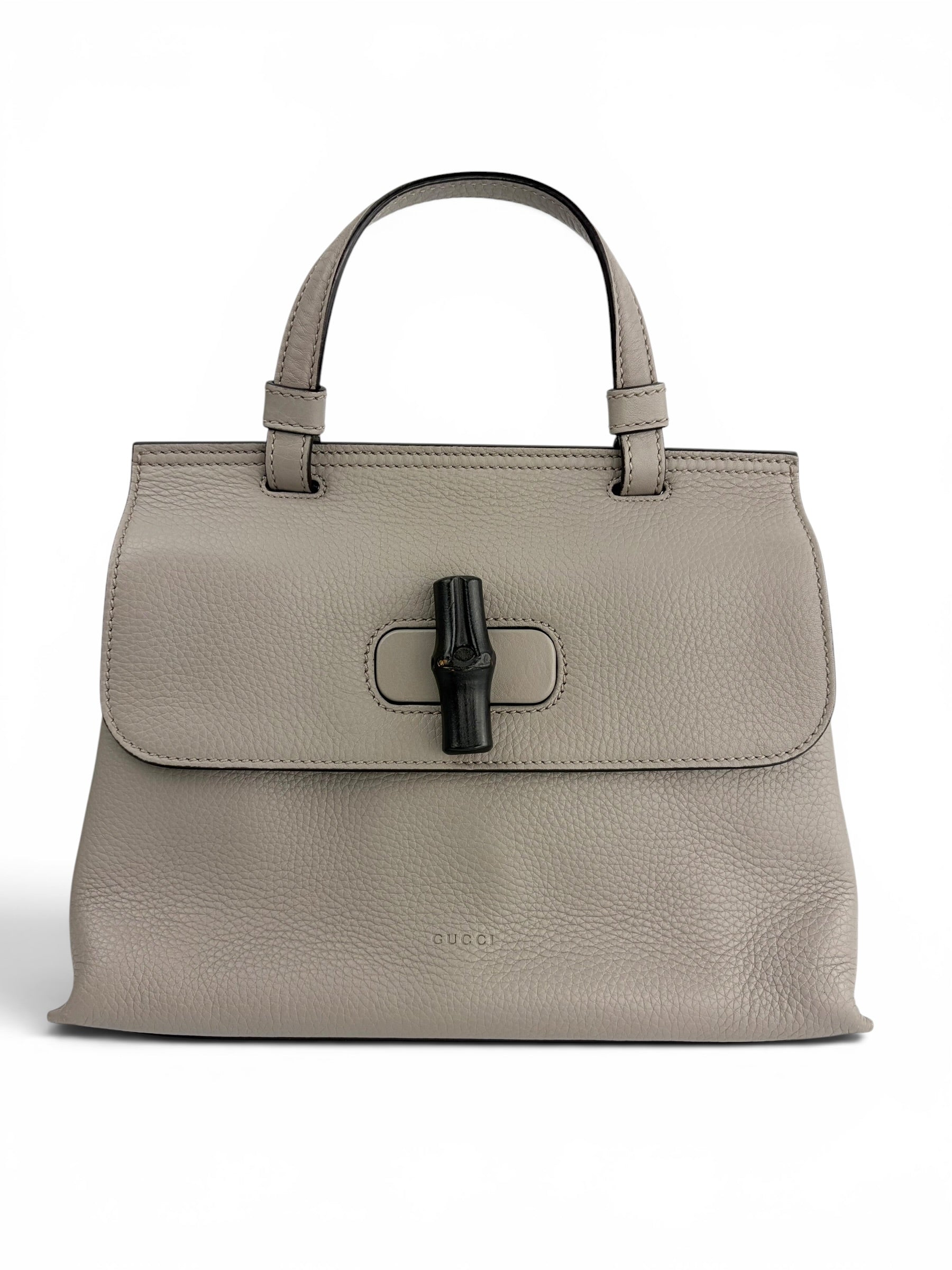 gucci-grey-leather-bamboo-daily-top-handle-0