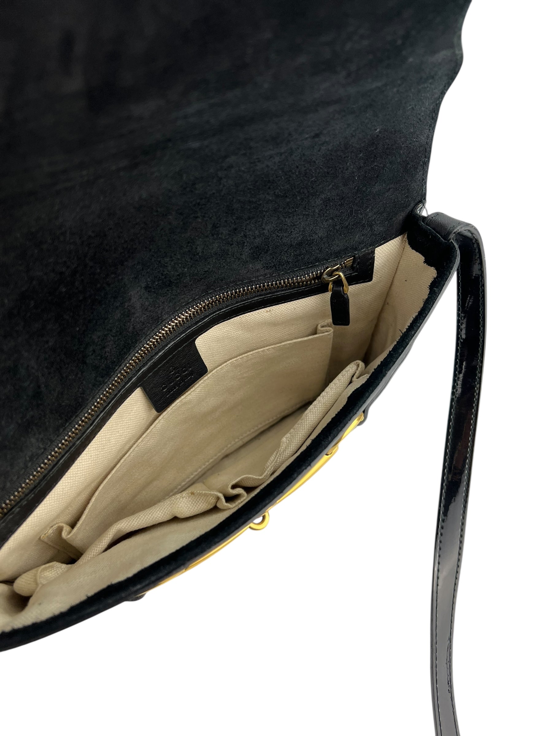 gucci-black-patent-horsebit-crossbody-7