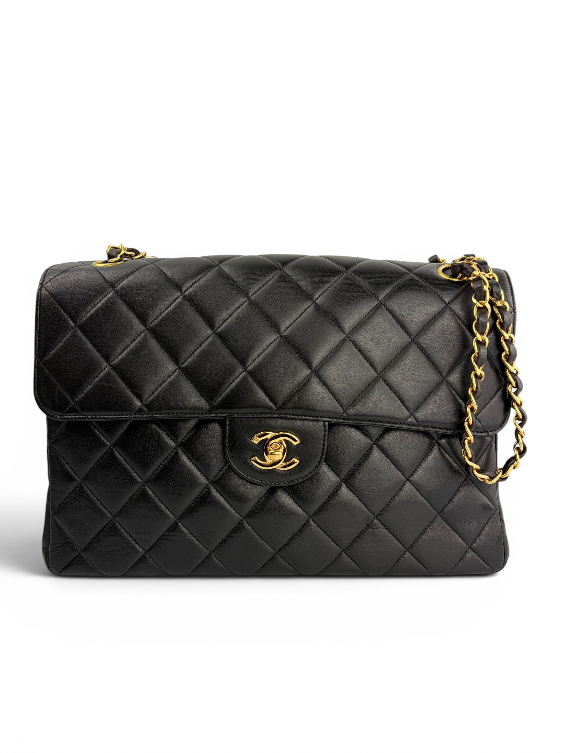 chanel-vintage-black-lambskin-double-face-classic-flap-0